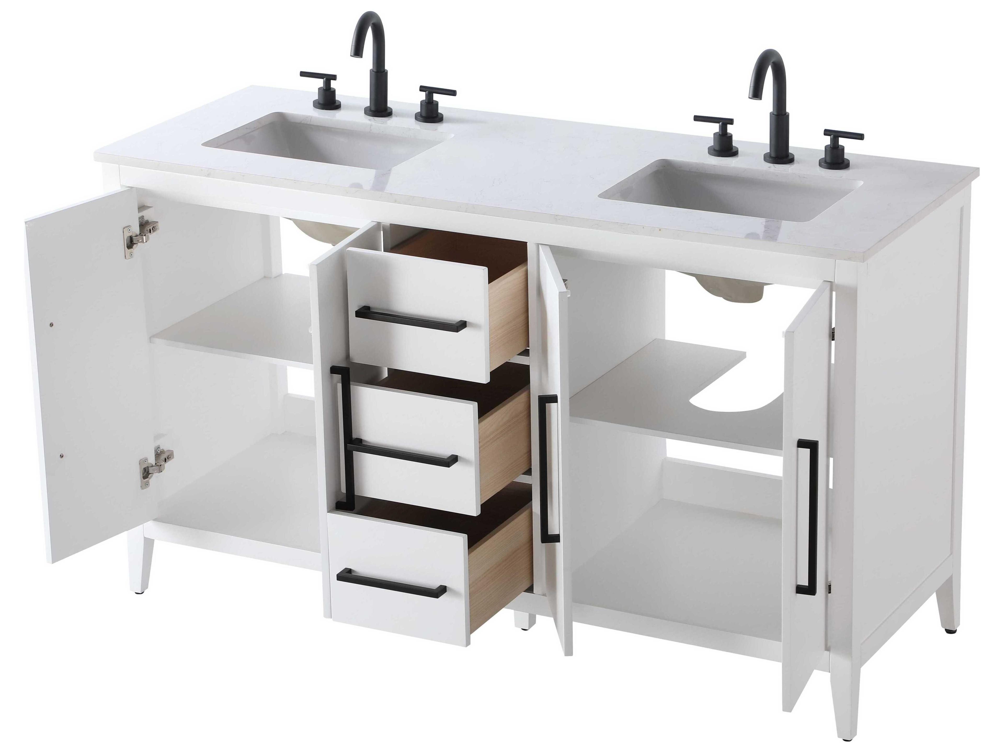 Elegant Lighting Millie White Vanity