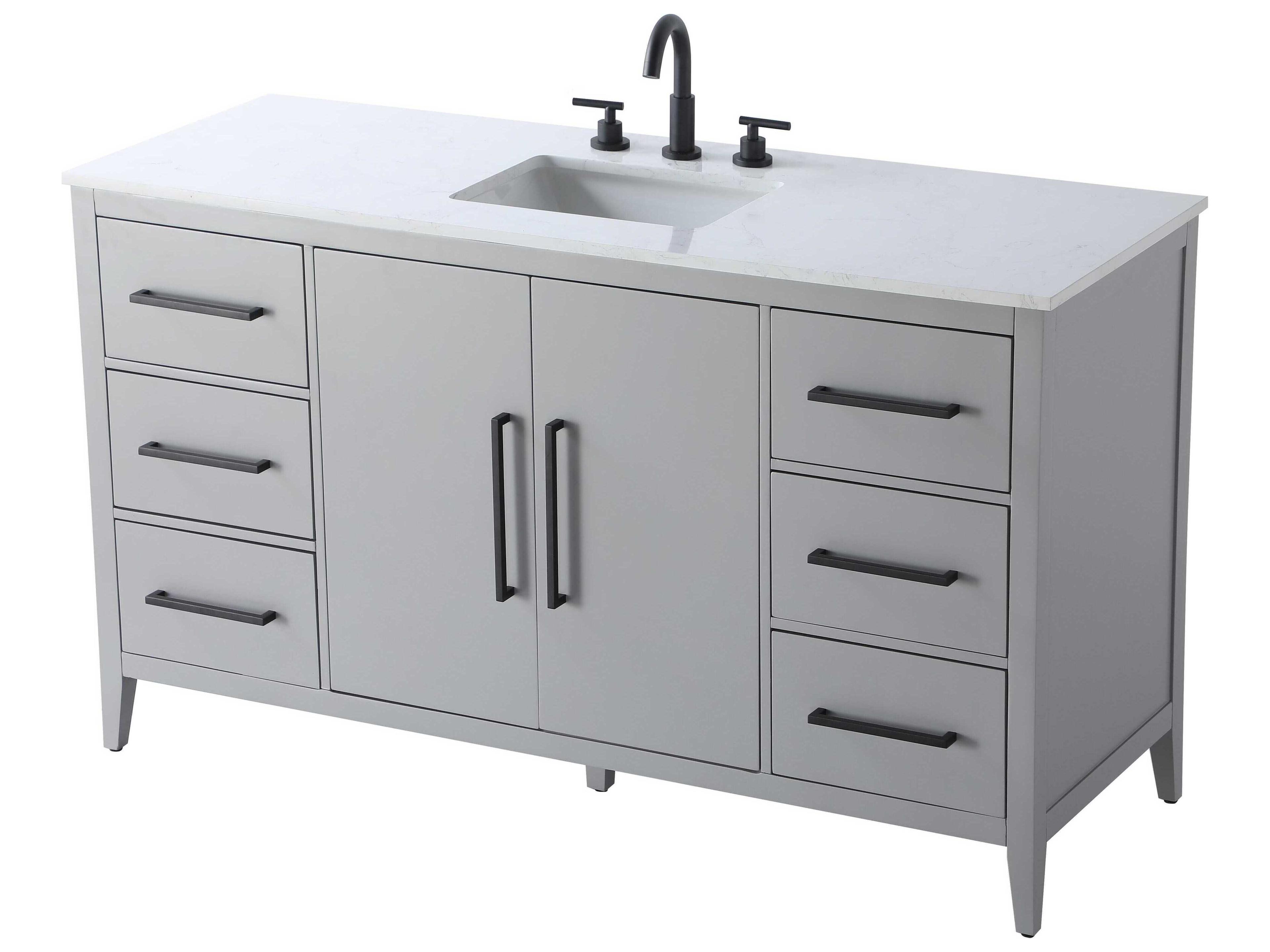 Elegant Lighting Millie Grey Vanity