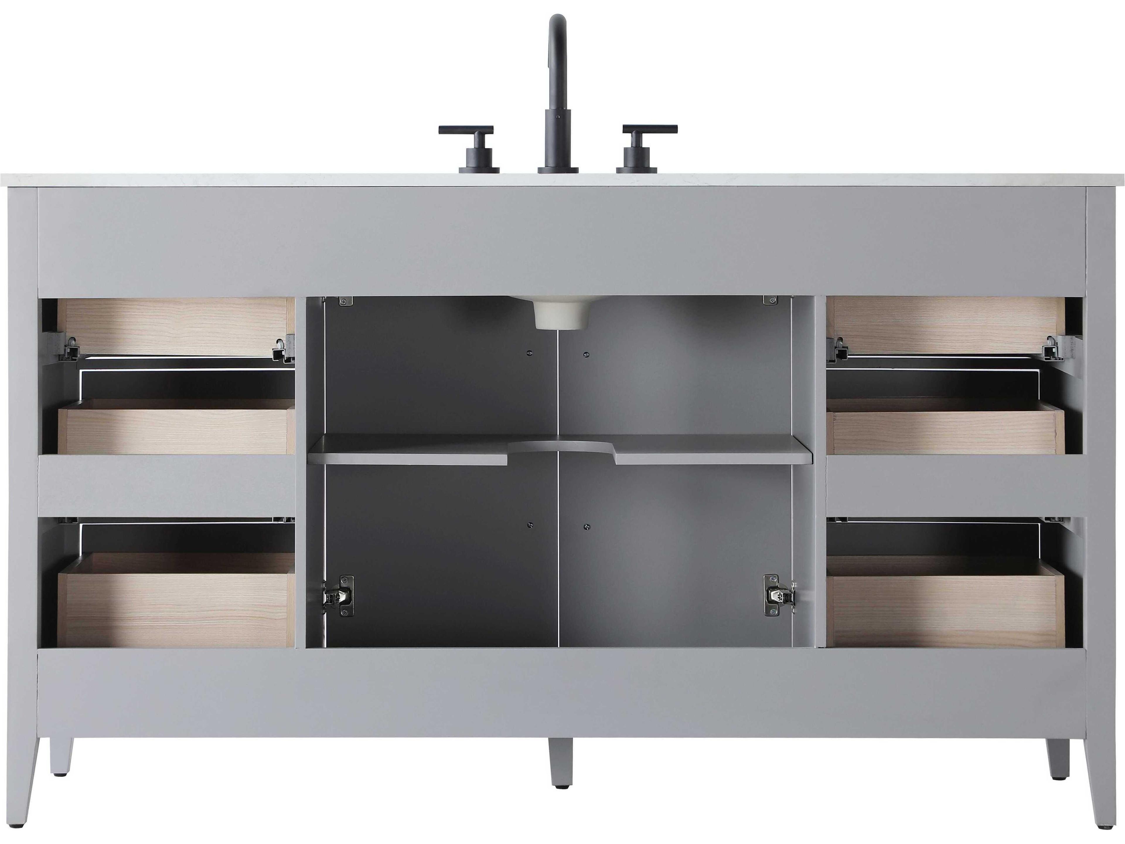 Elegant Lighting Millie Grey Vanity