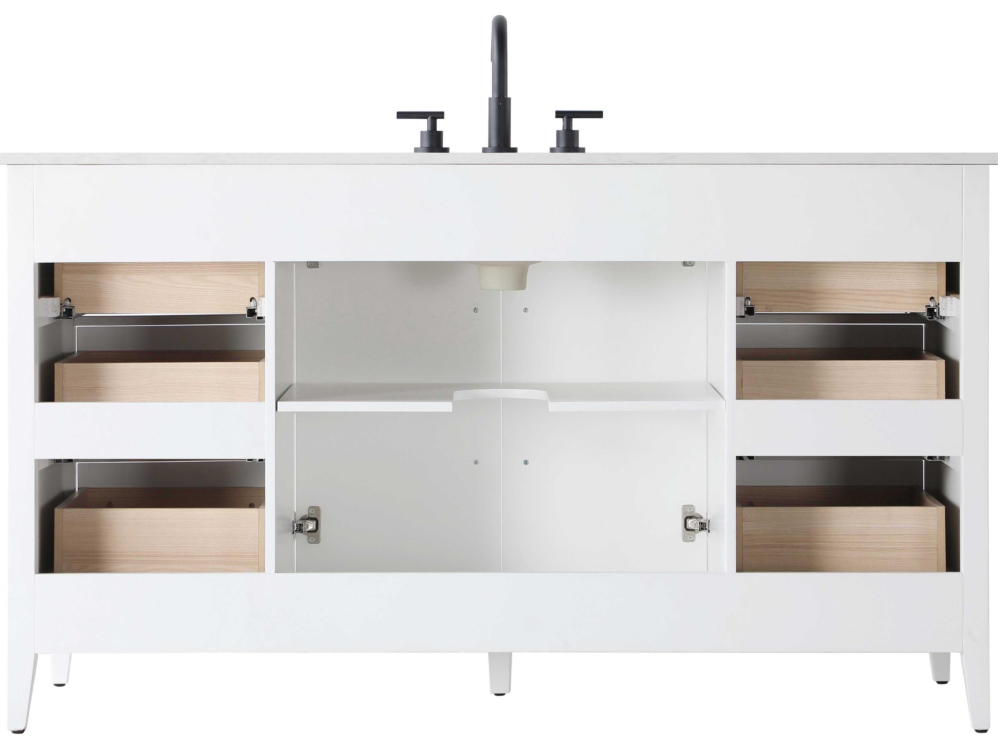 Elegant Lighting Millie White Vanity