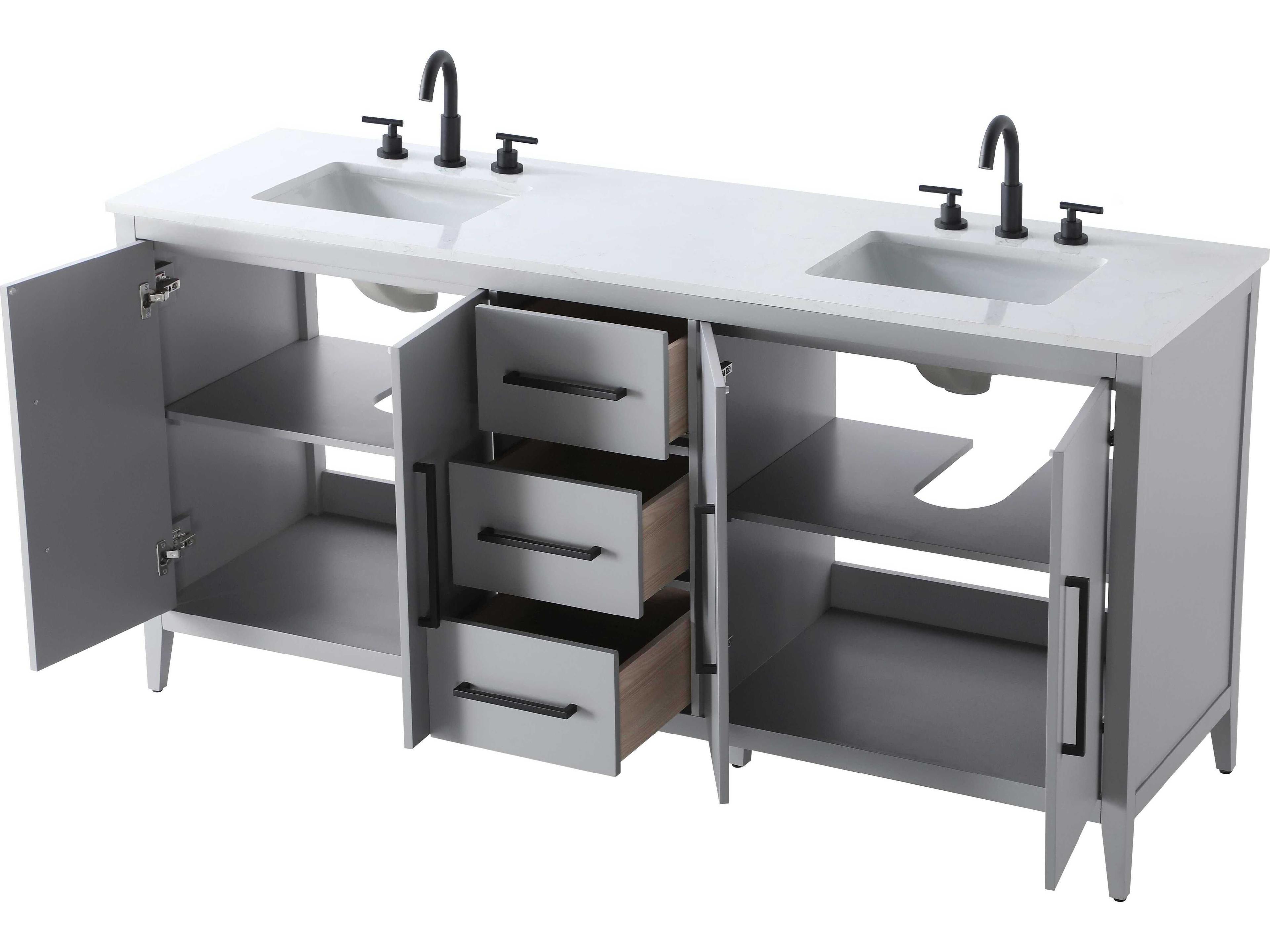 Elegant Lighting Millie Grey Vanity