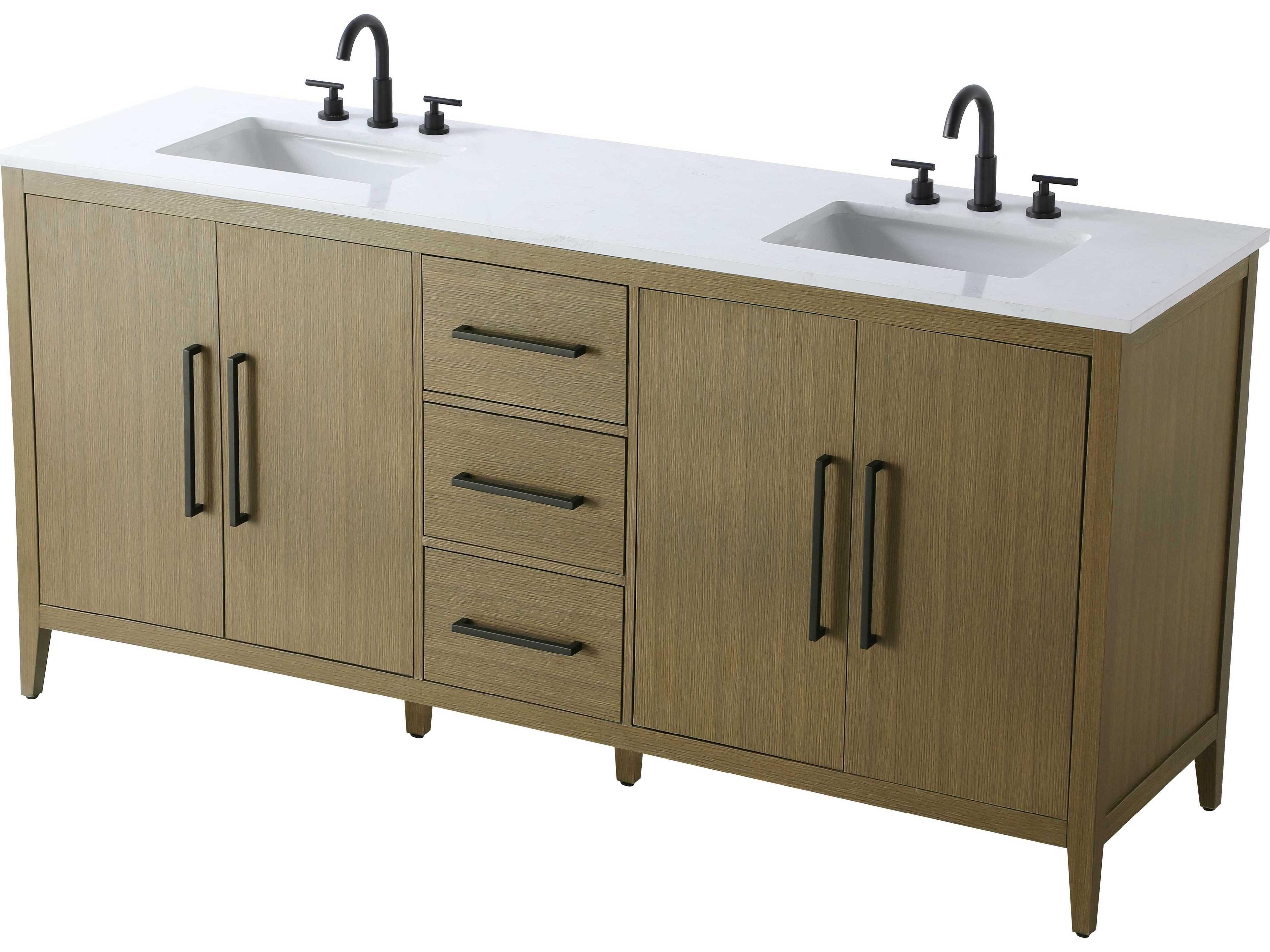 Elegant Lighting Millie Chestnut Brown Vanity