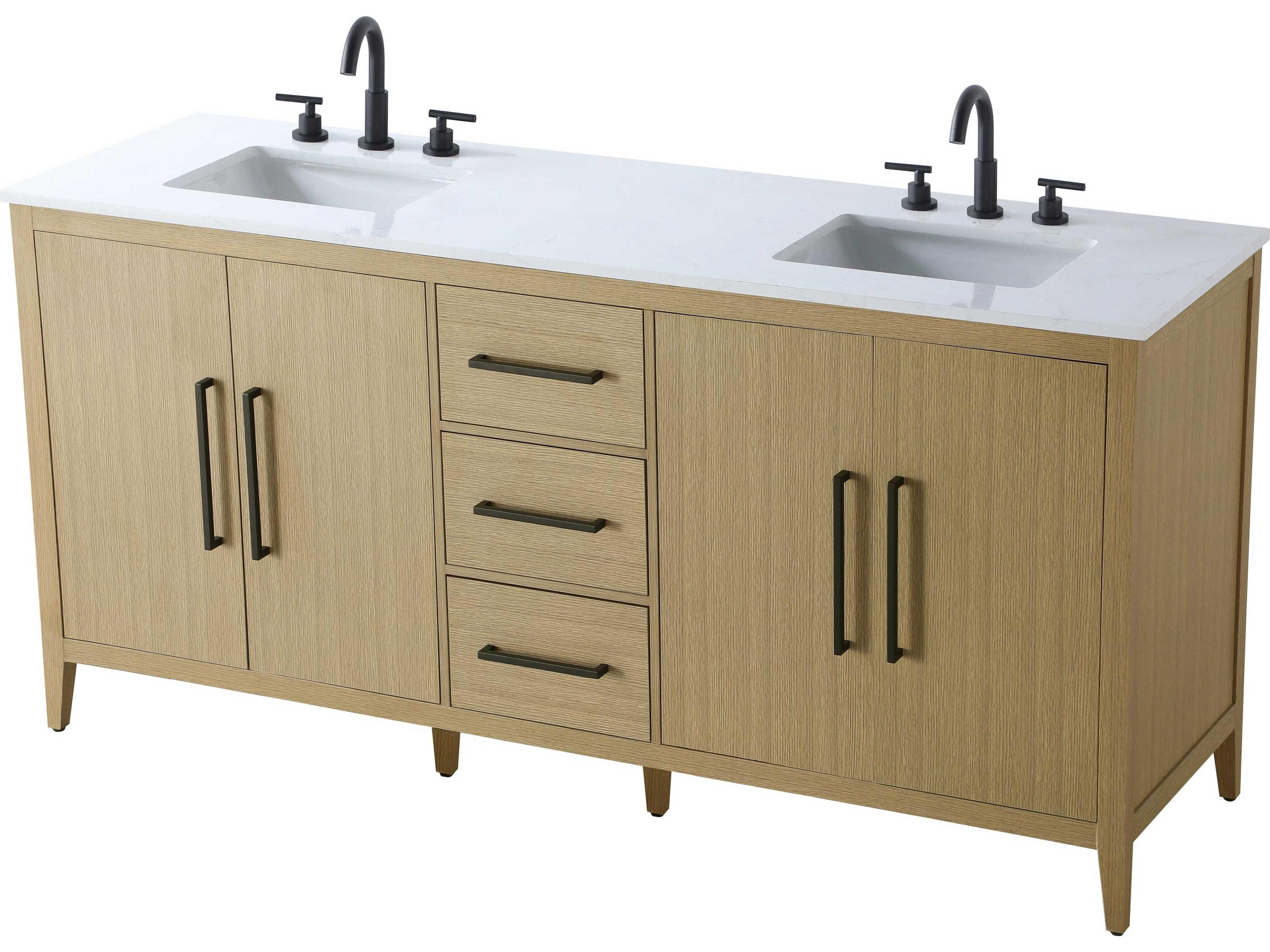 Elegant Lighting Millie Honey Brown Vanity