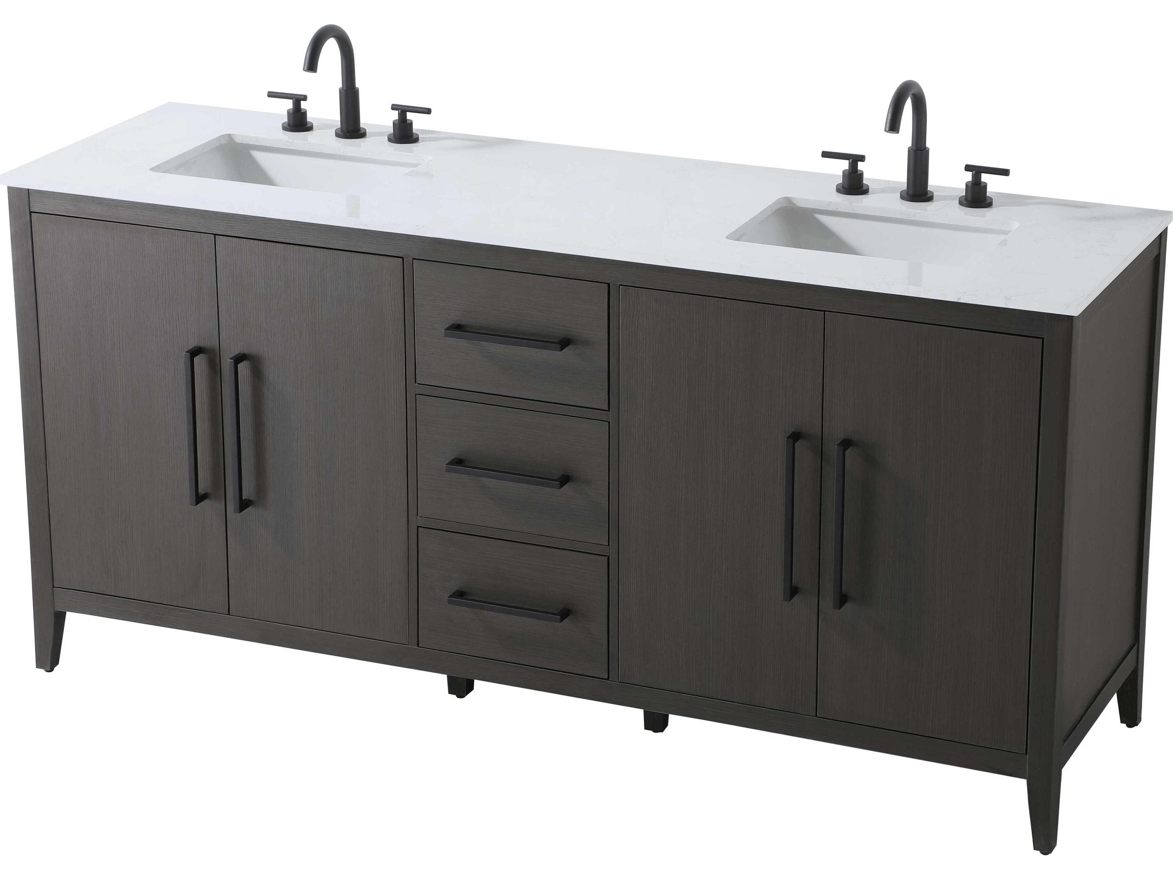 Elegant Lighting Millie Mocha Brown Vanity