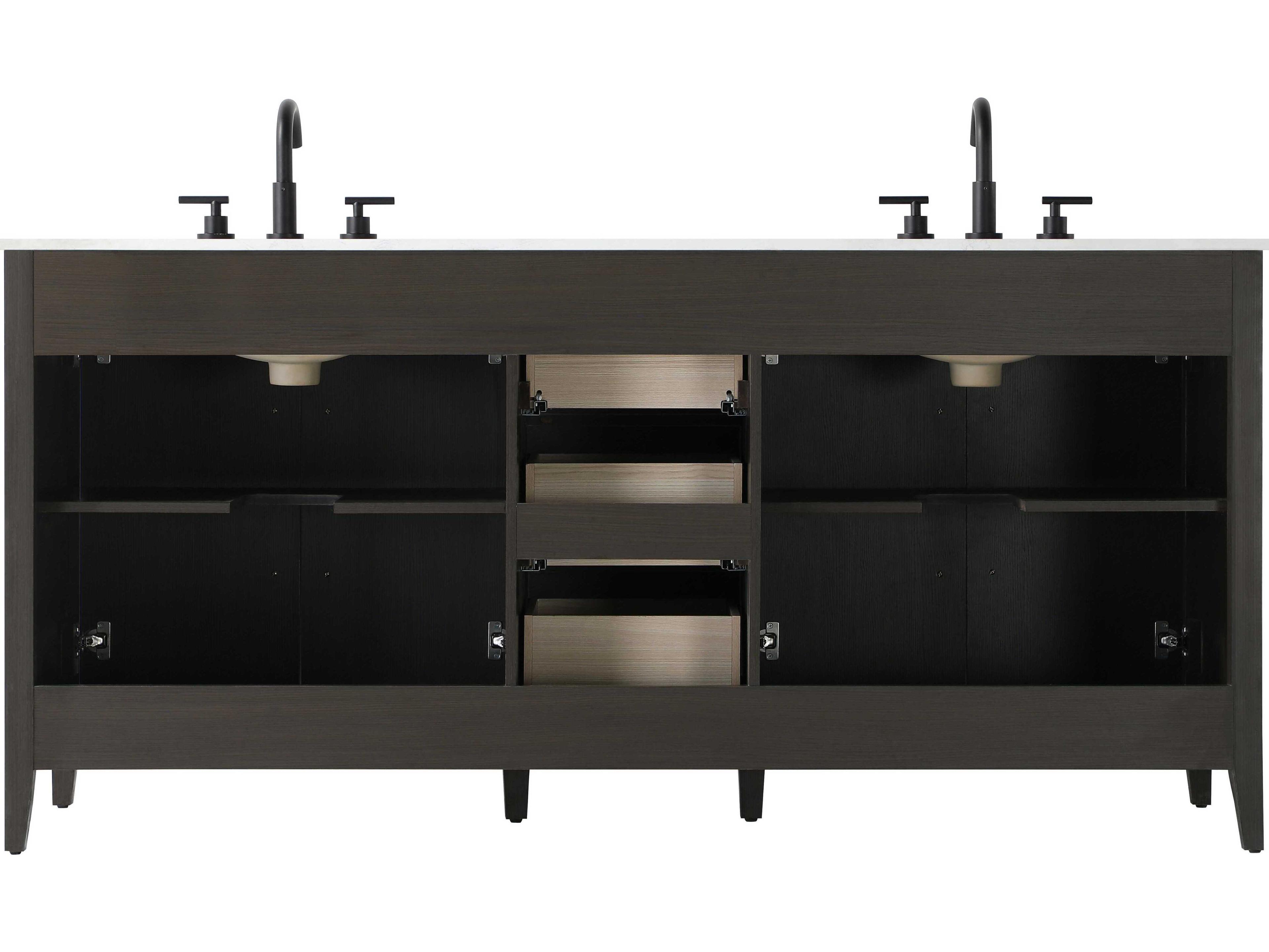 Elegant Lighting Millie Mocha Brown Vanity