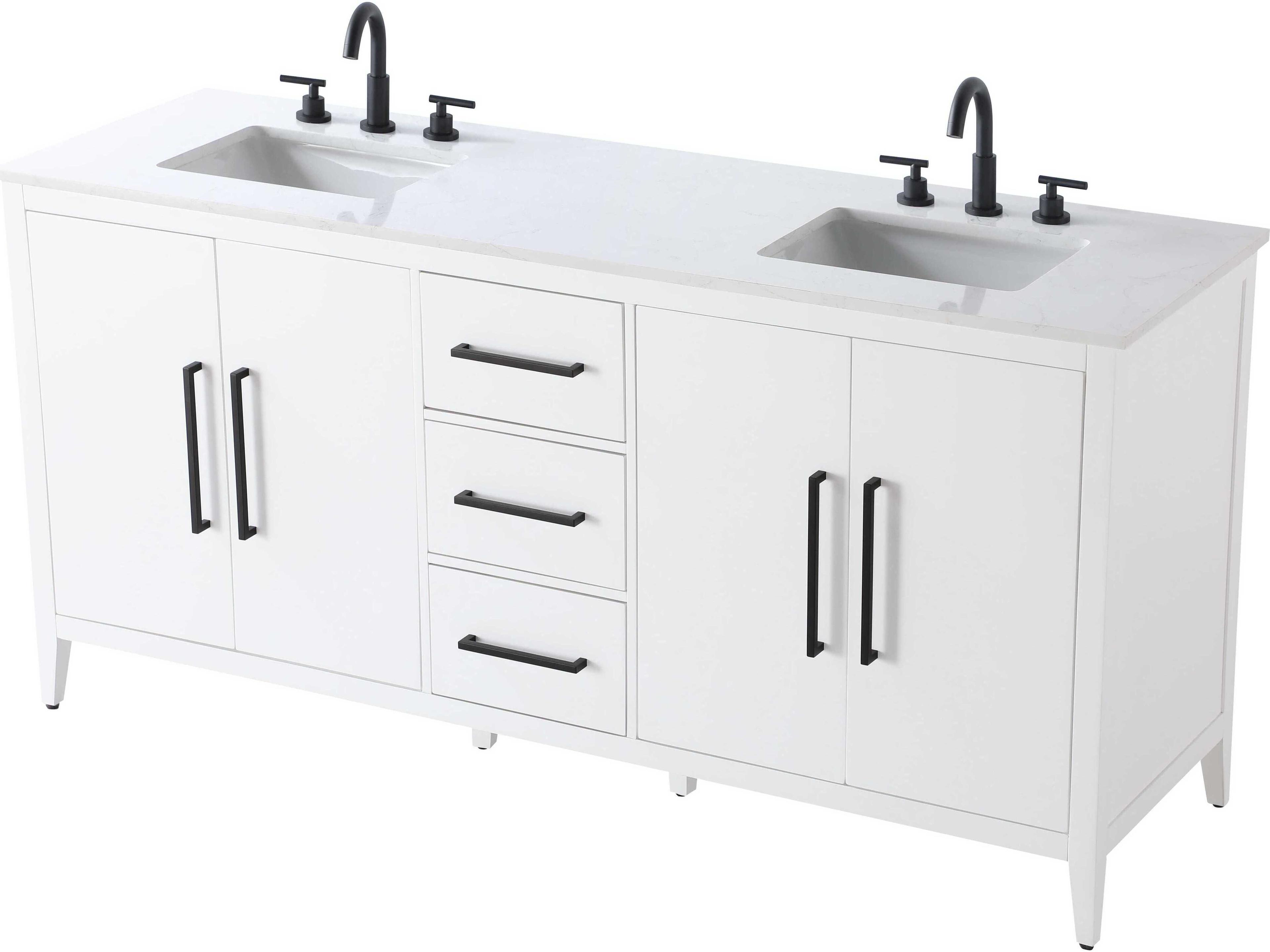 Elegant Lighting Millie White Vanity