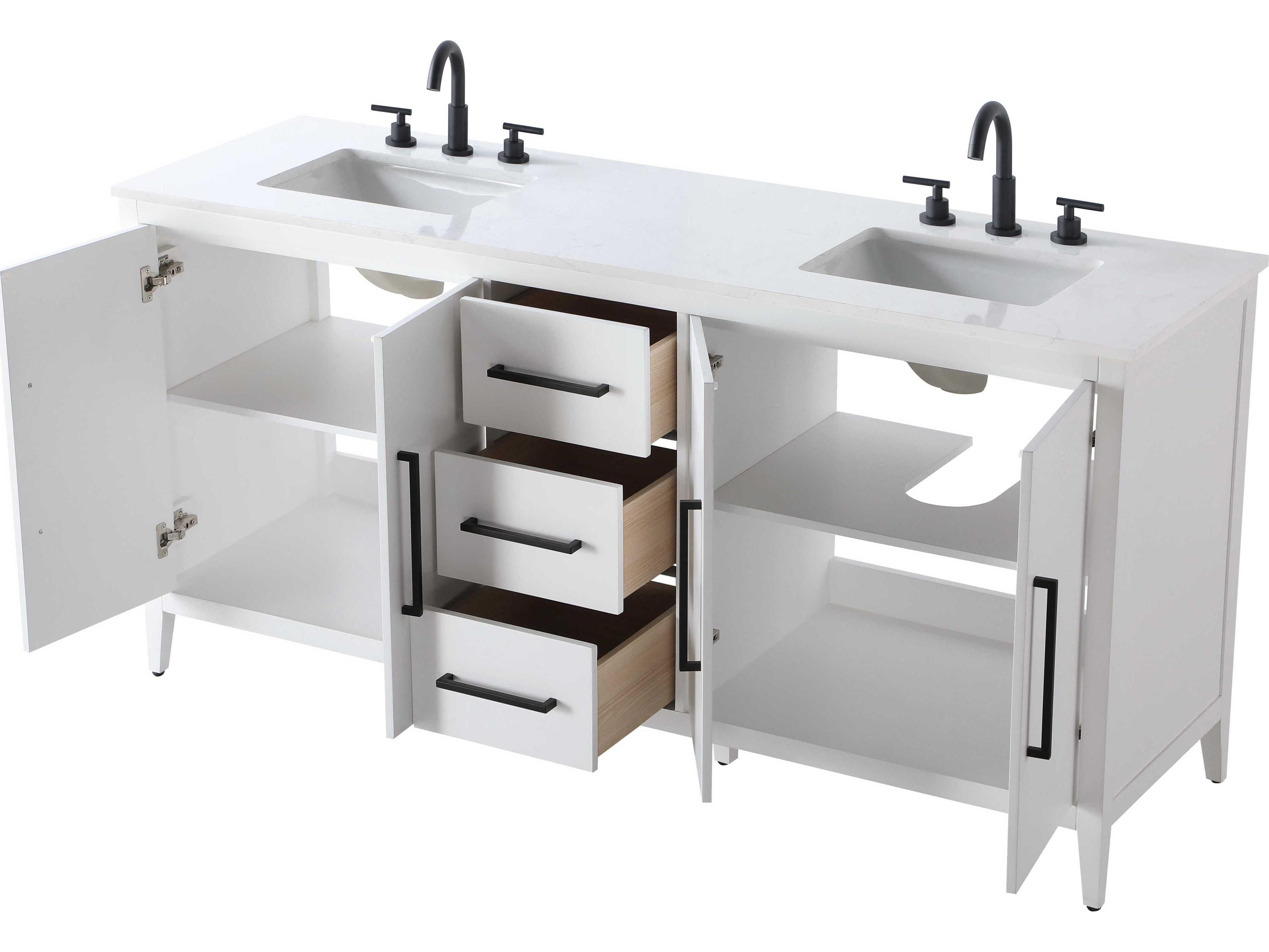 Elegant Lighting Millie White Vanity