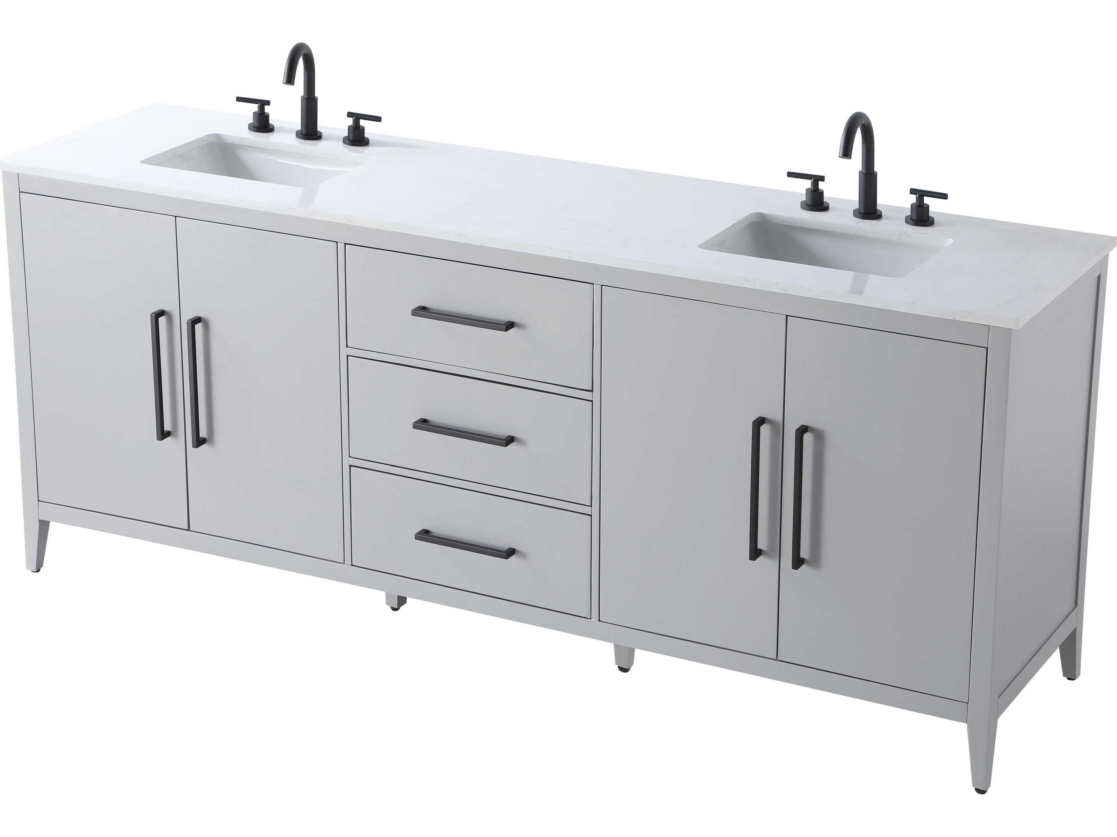 Elegant Lighting Millie Grey Vanity