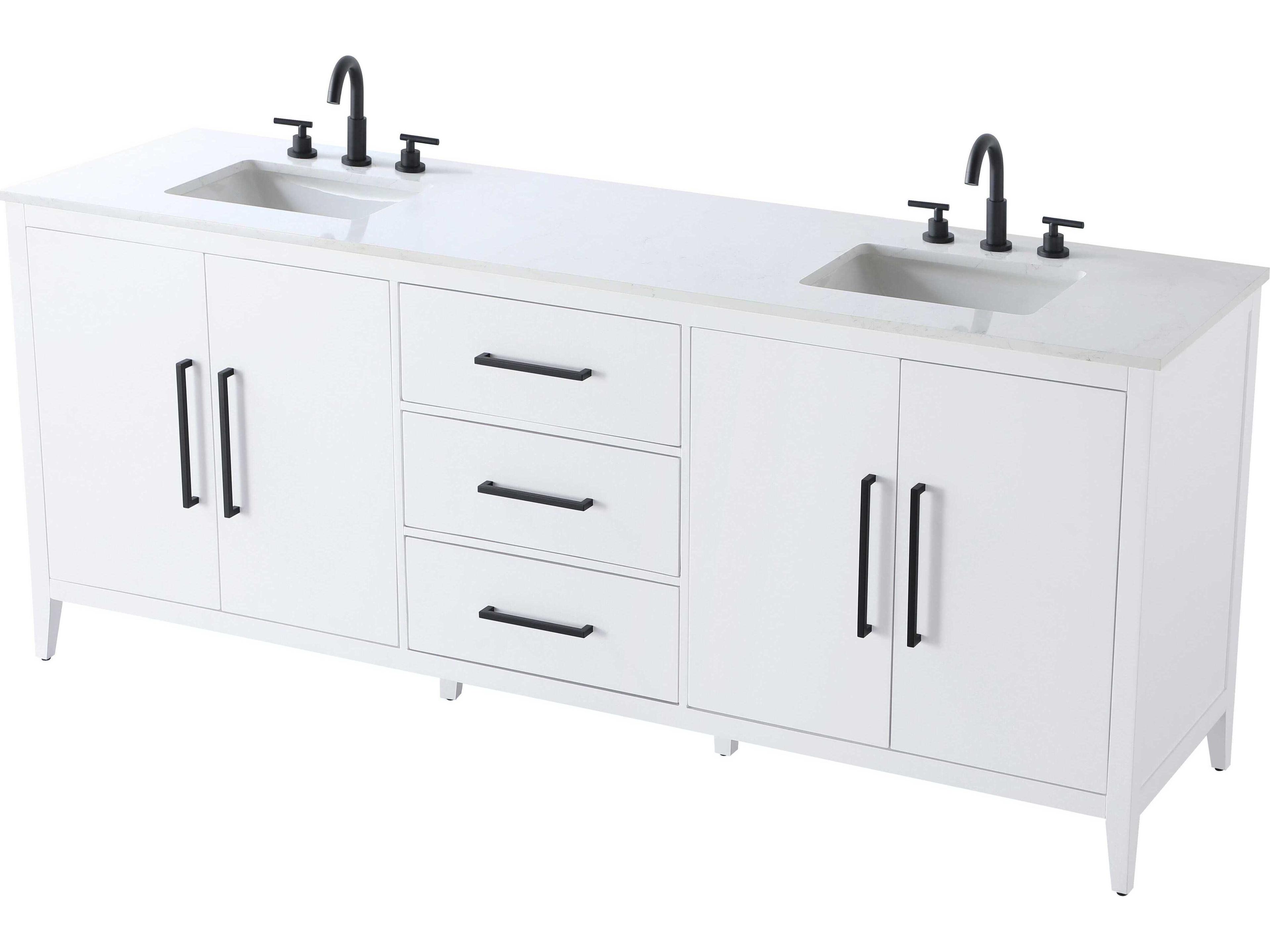Elegant Lighting Millie White Vanity