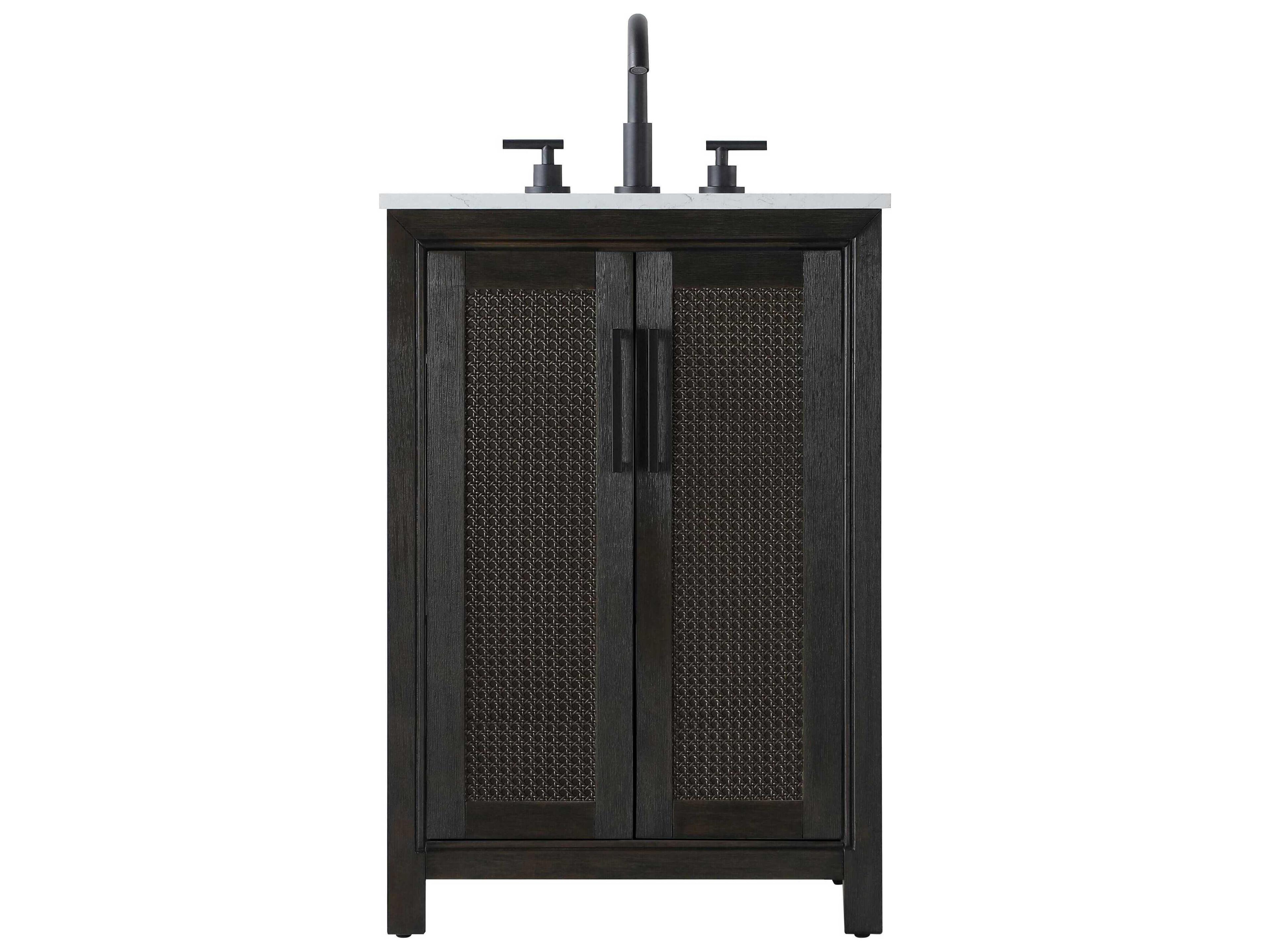 Elegant Lighting Alina Chocolate Oak Vanity