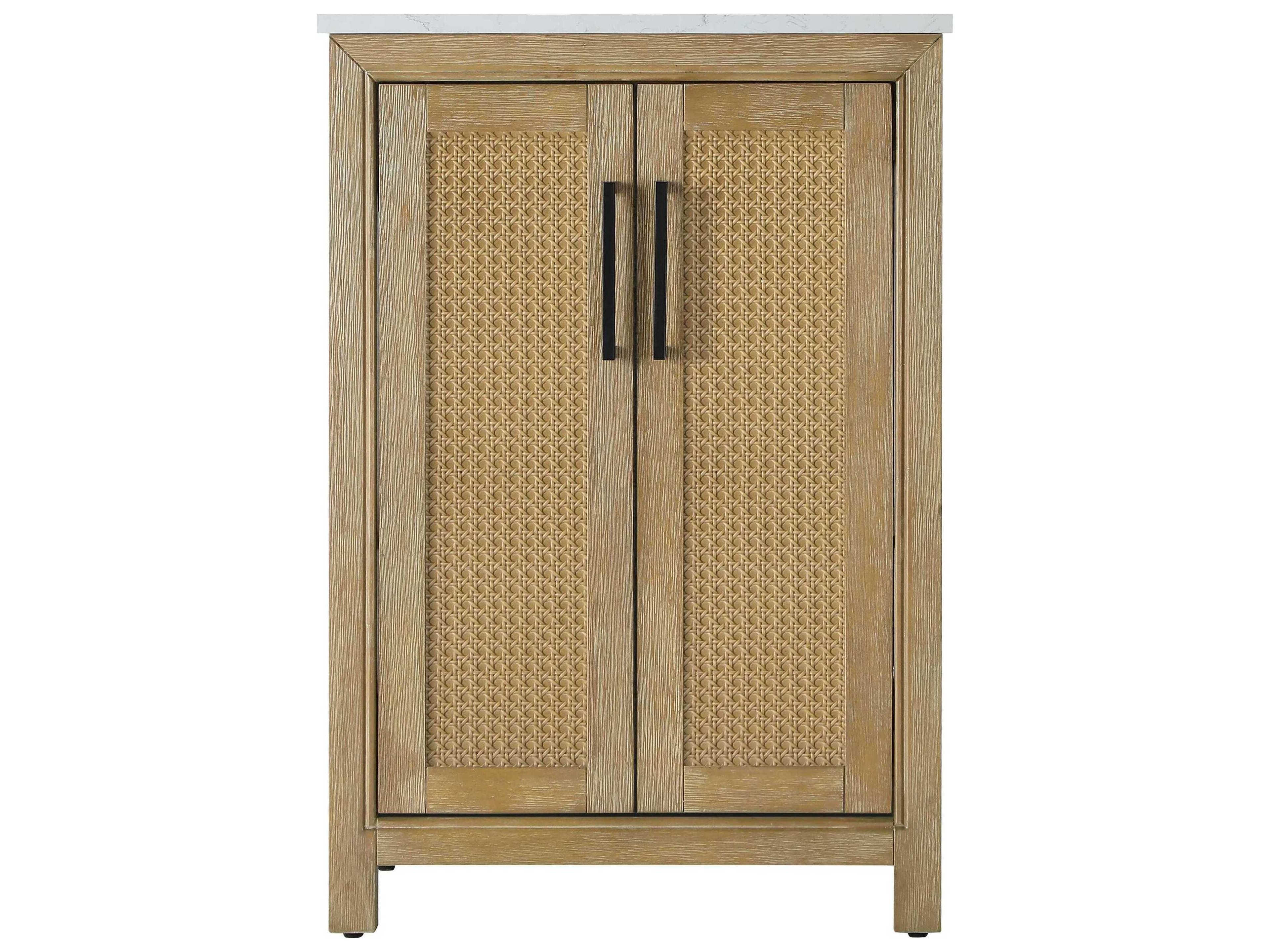 Elegant Lighting Alina Linen Oak Vanity