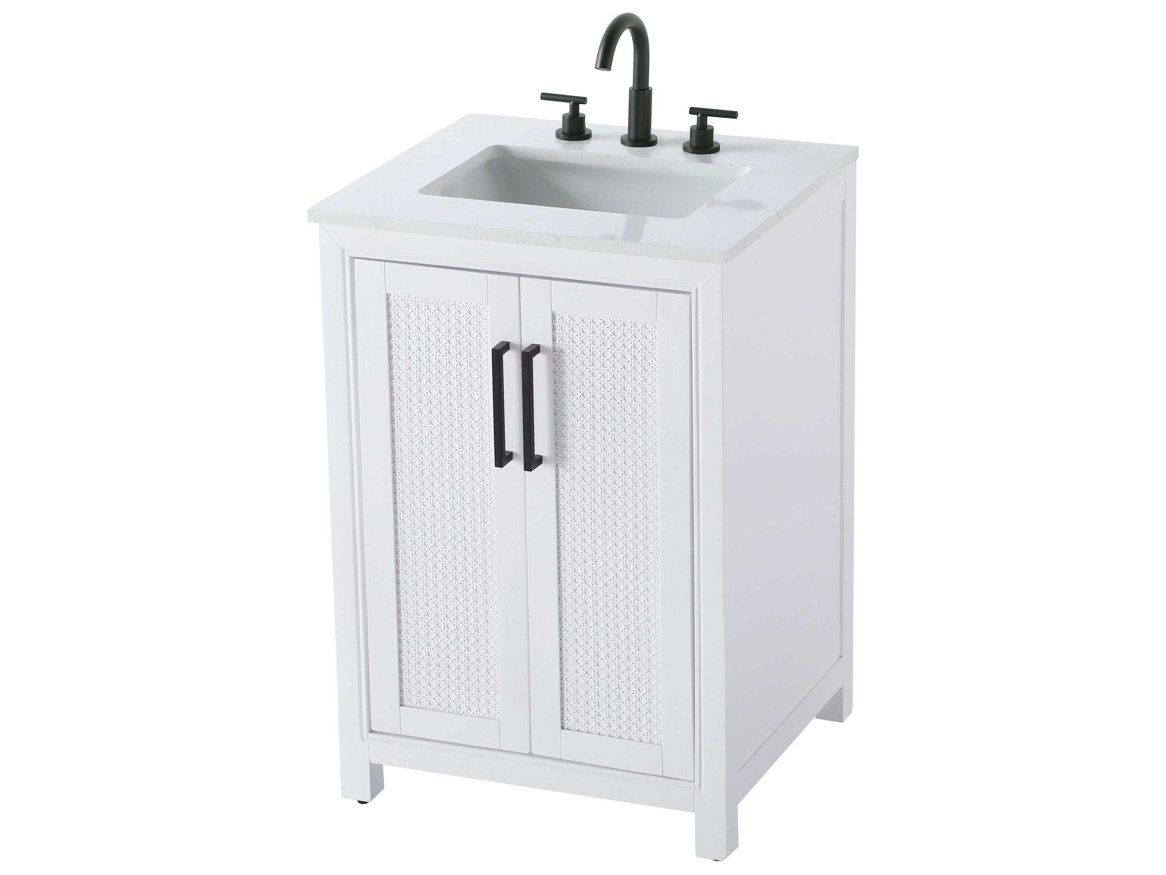 Elegant Lighting Alina White Vanity