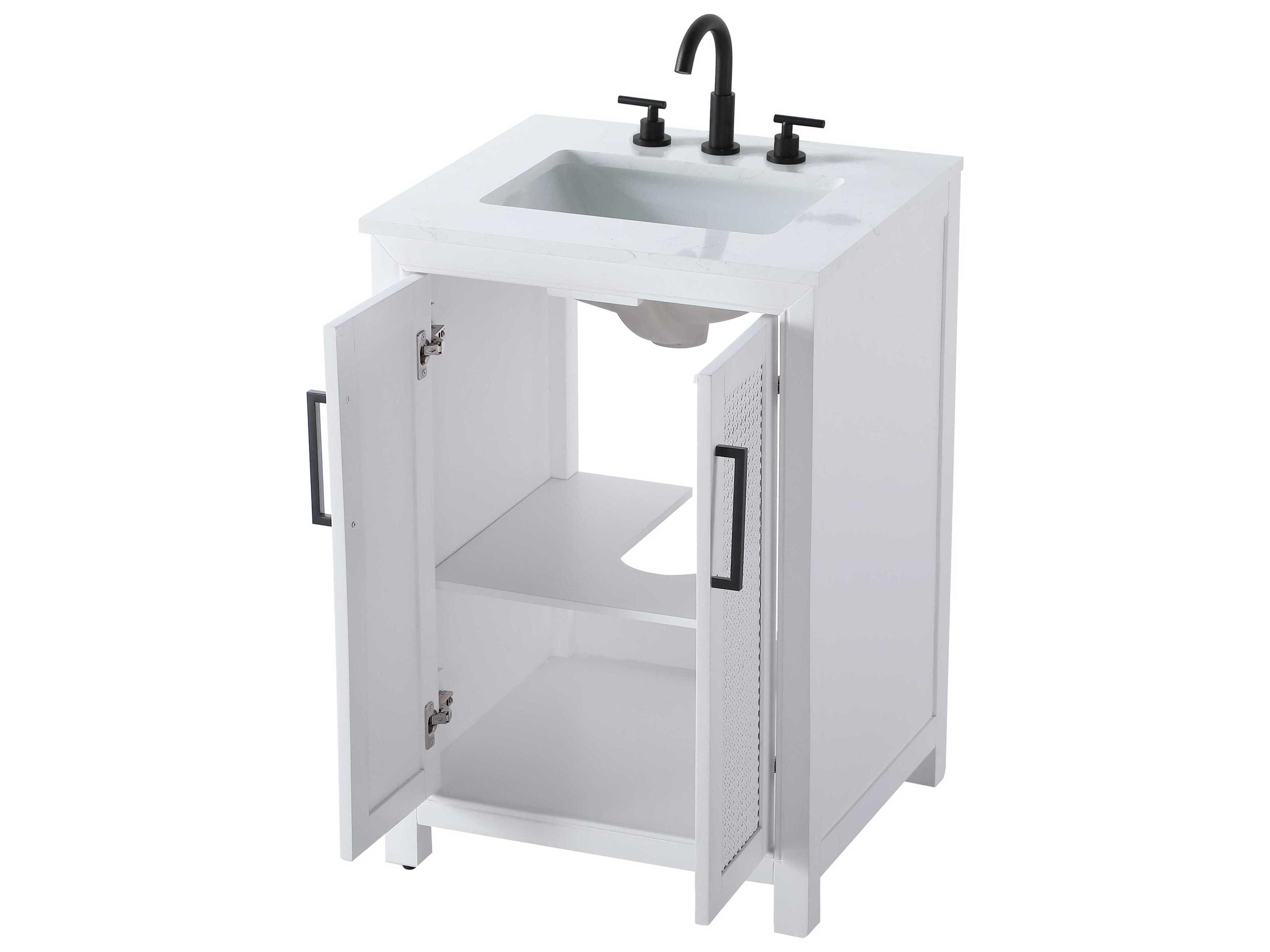 Elegant Lighting Alina White Vanity