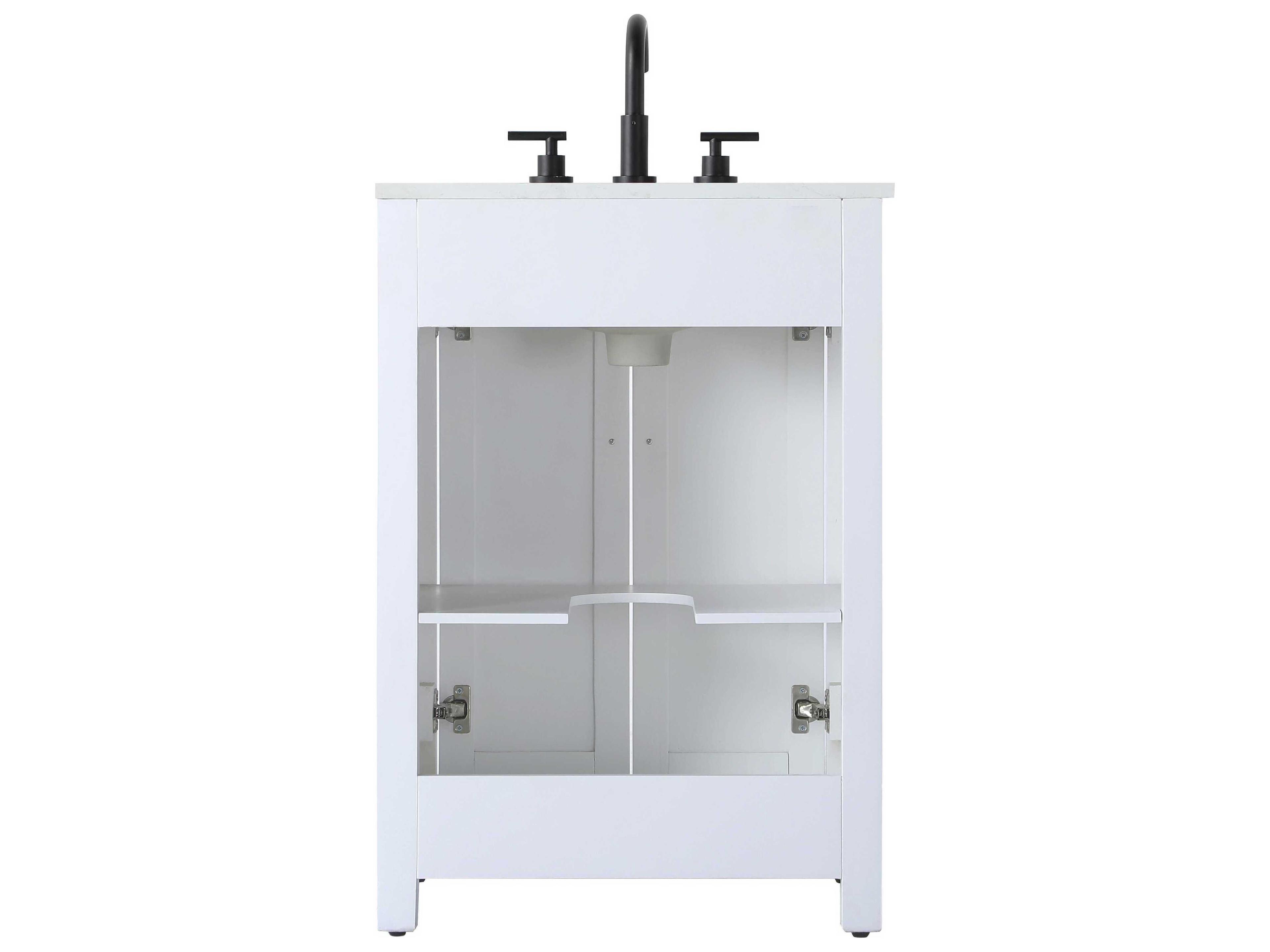Elegant Lighting Alina White Vanity