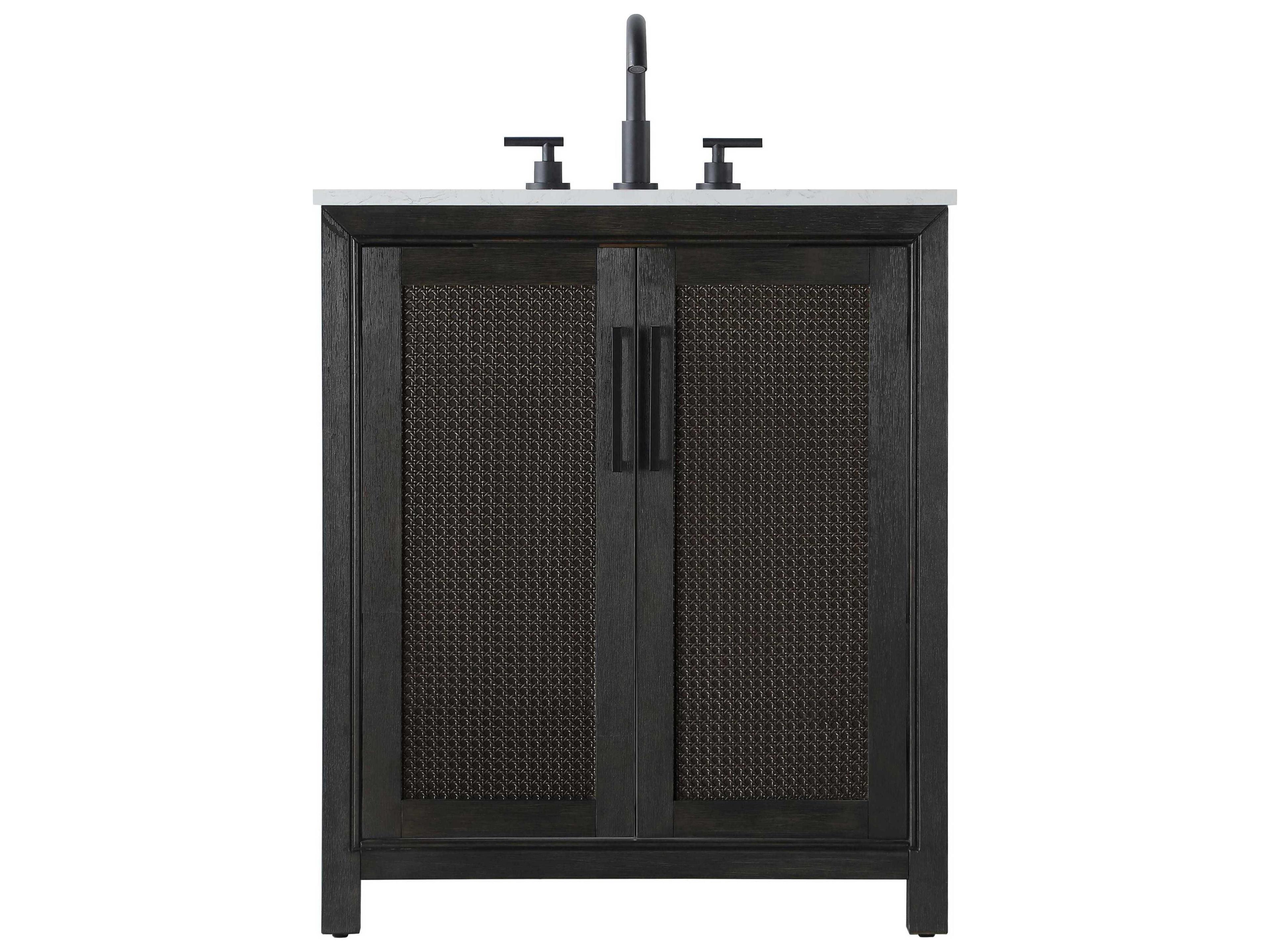 Alina Chocolate Oak Vanity