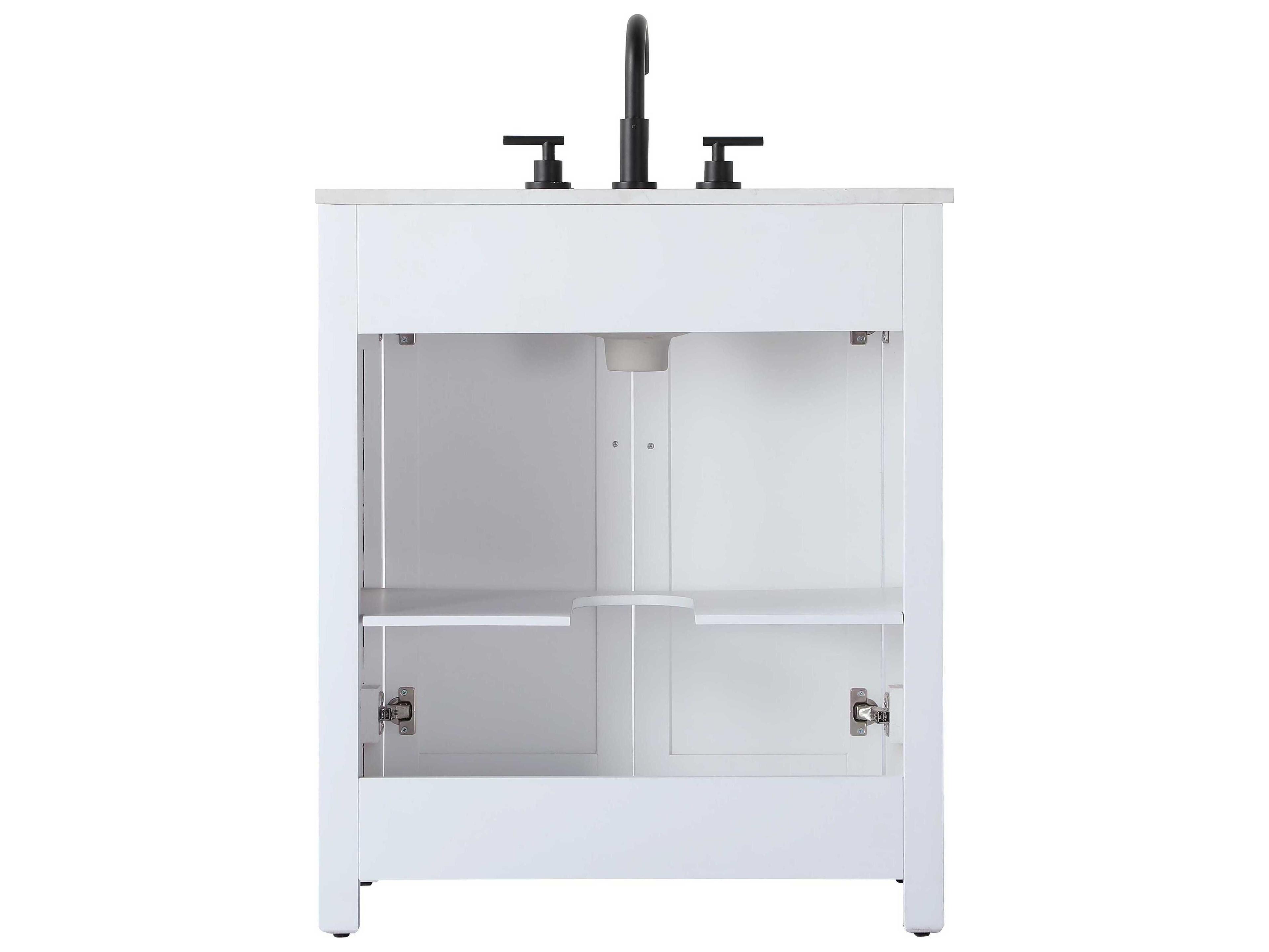 Elegant Lighting Alina White Vanity