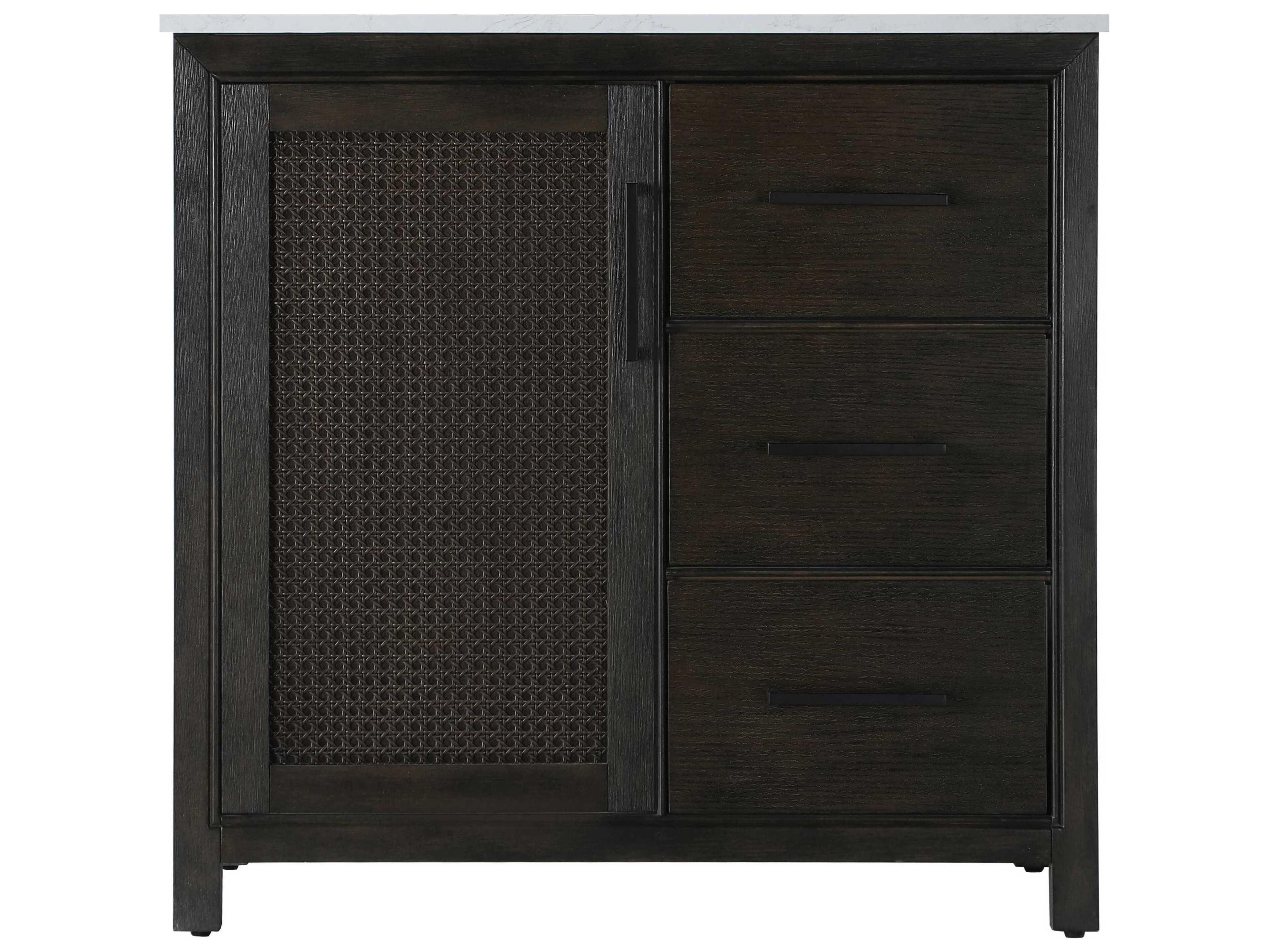 Elegant Lighting Alina Chocolate Oak Vanity