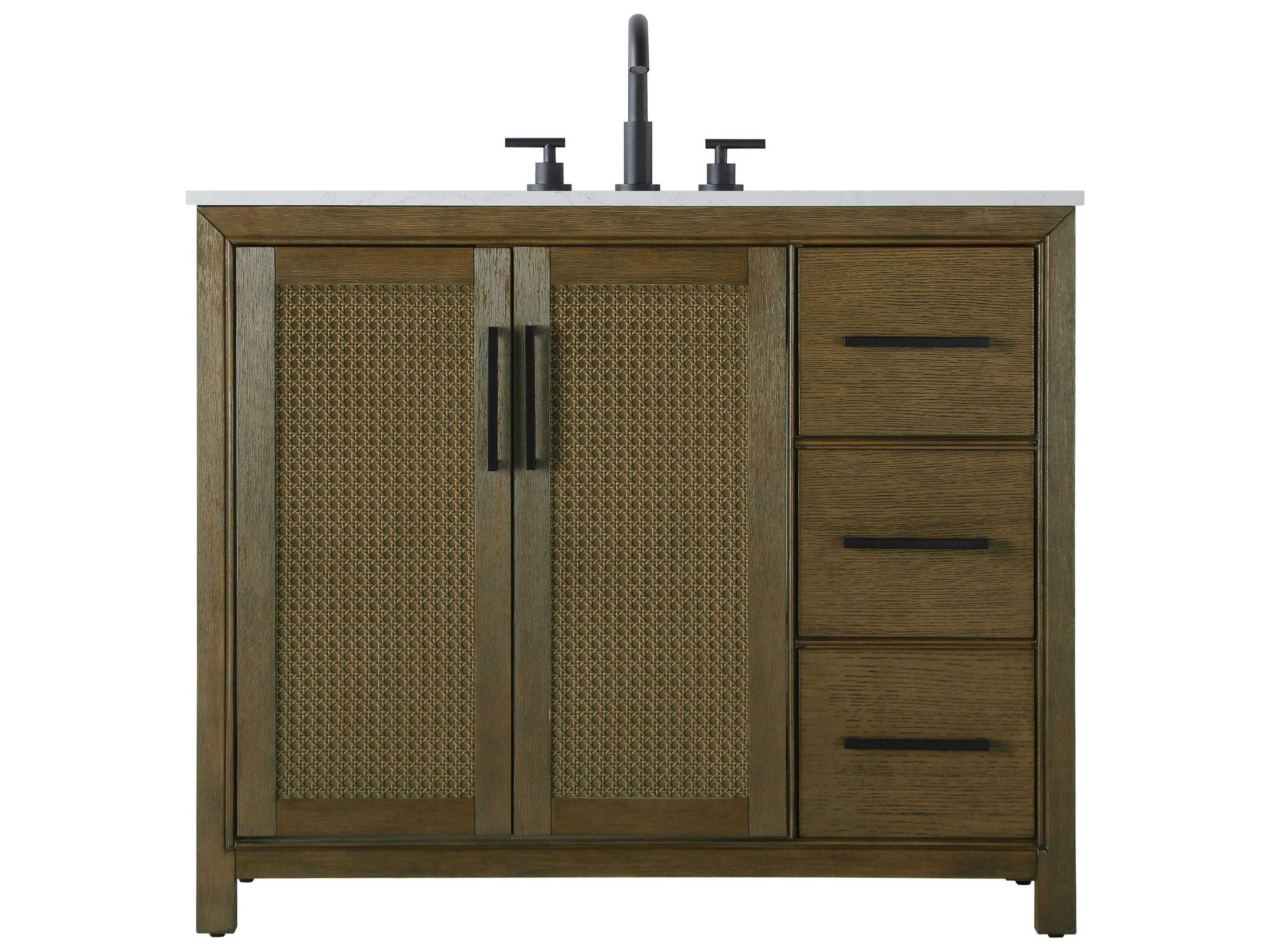 Alina Hazel Oak Vanity