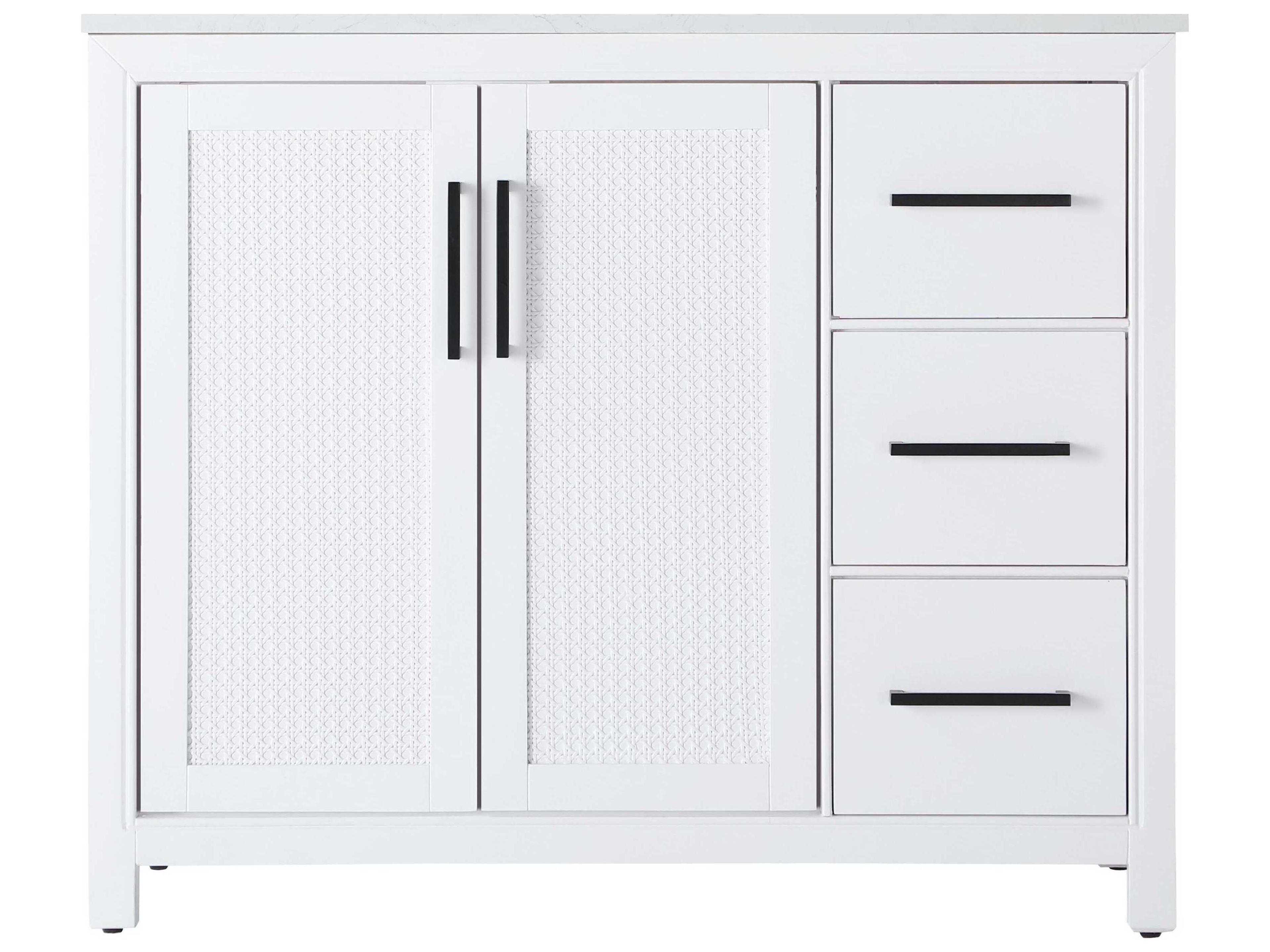 Elegant Lighting Alina White Vanity