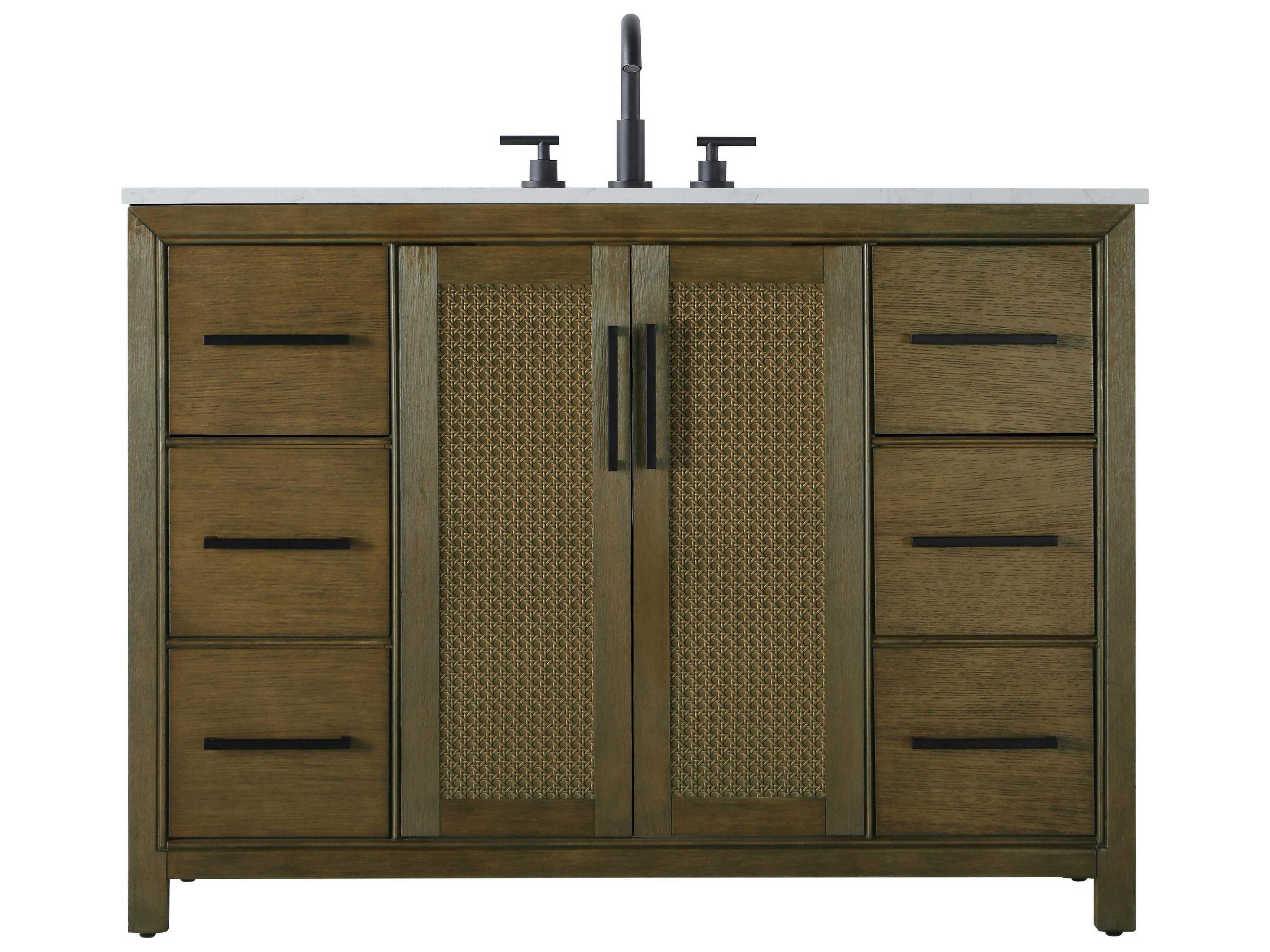 Alina Hazel Oak Vanity