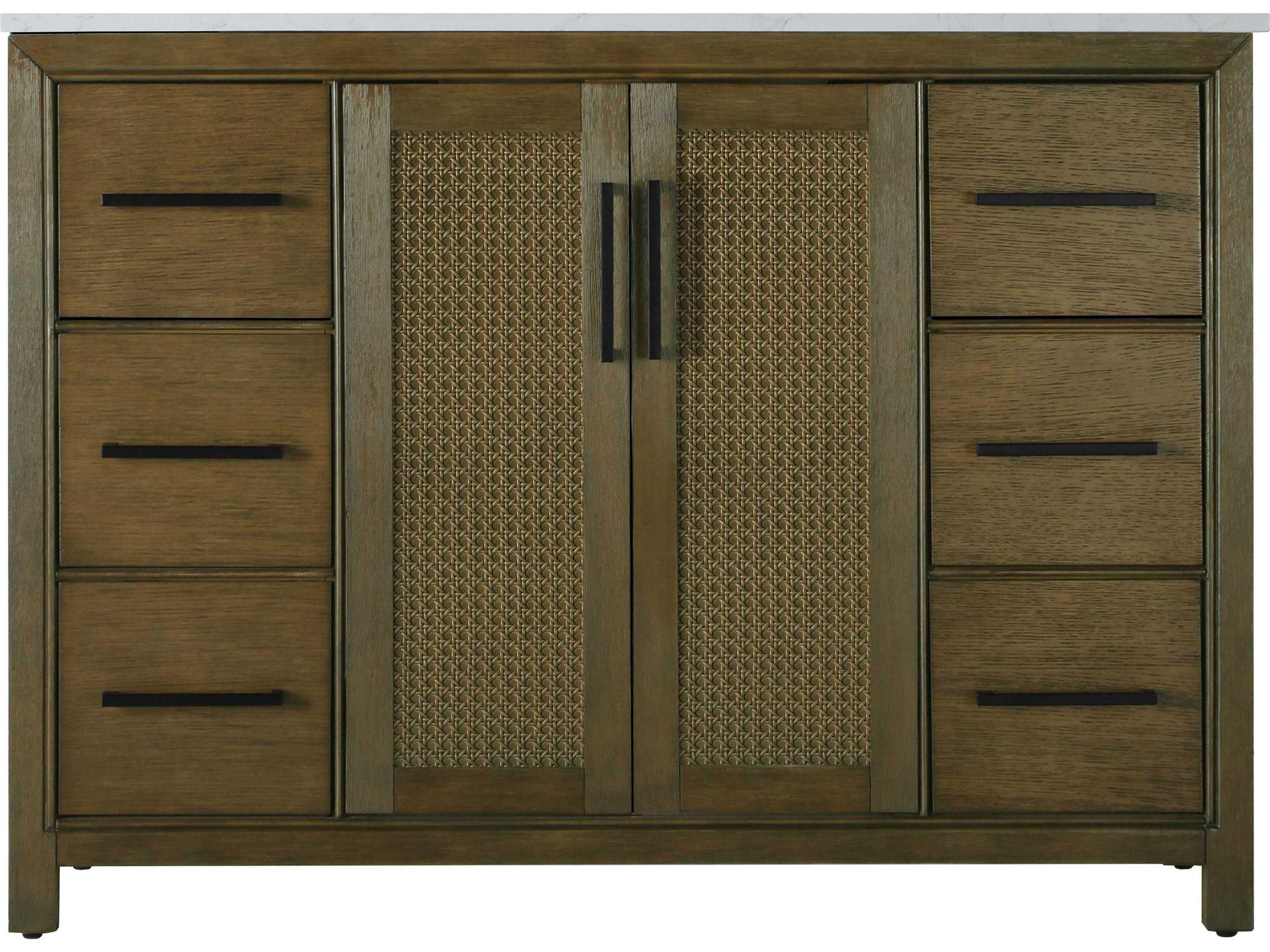 Elegant Lighting Alina Hazel Oak Vanity