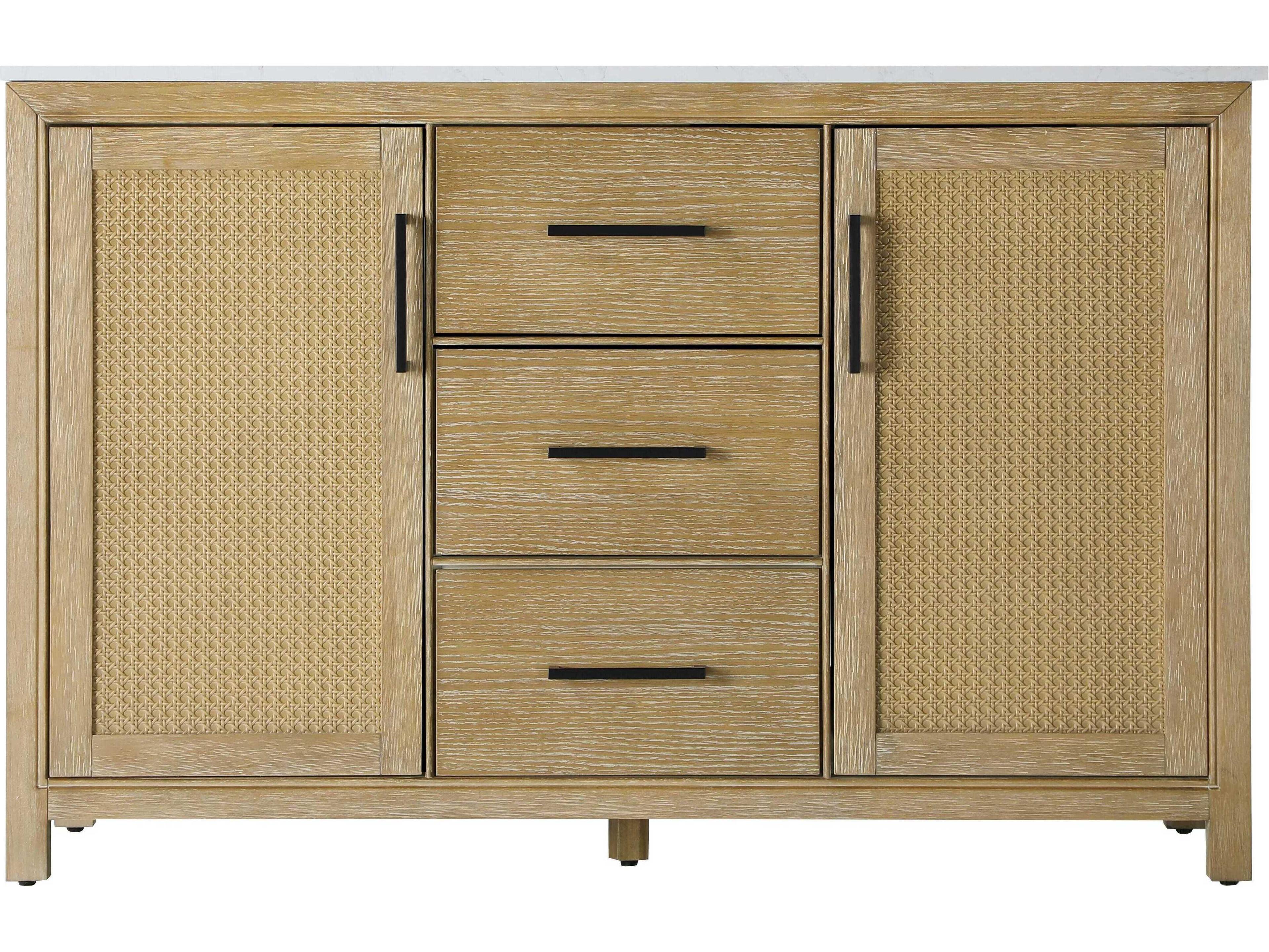 Elegant Lighting Alina Linen Oak Vanity