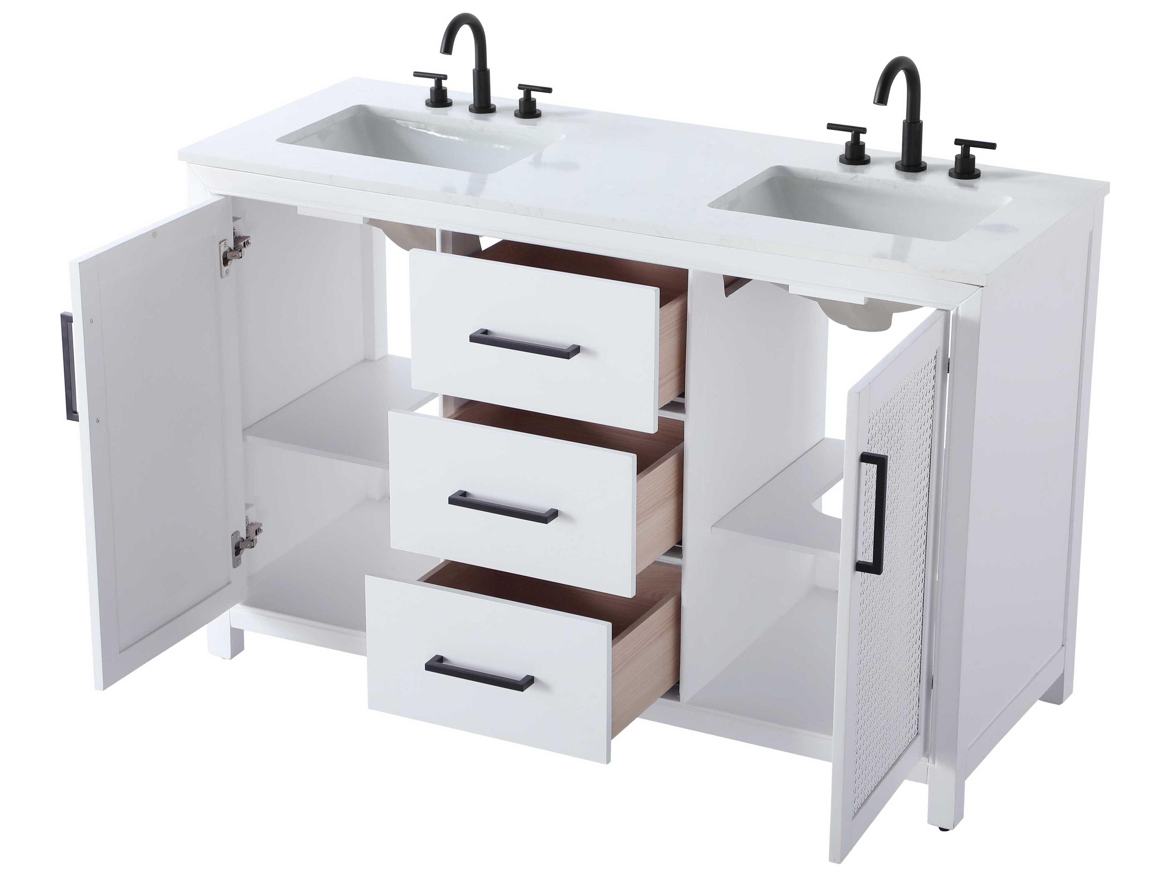 Elegant Lighting Alina White Vanity