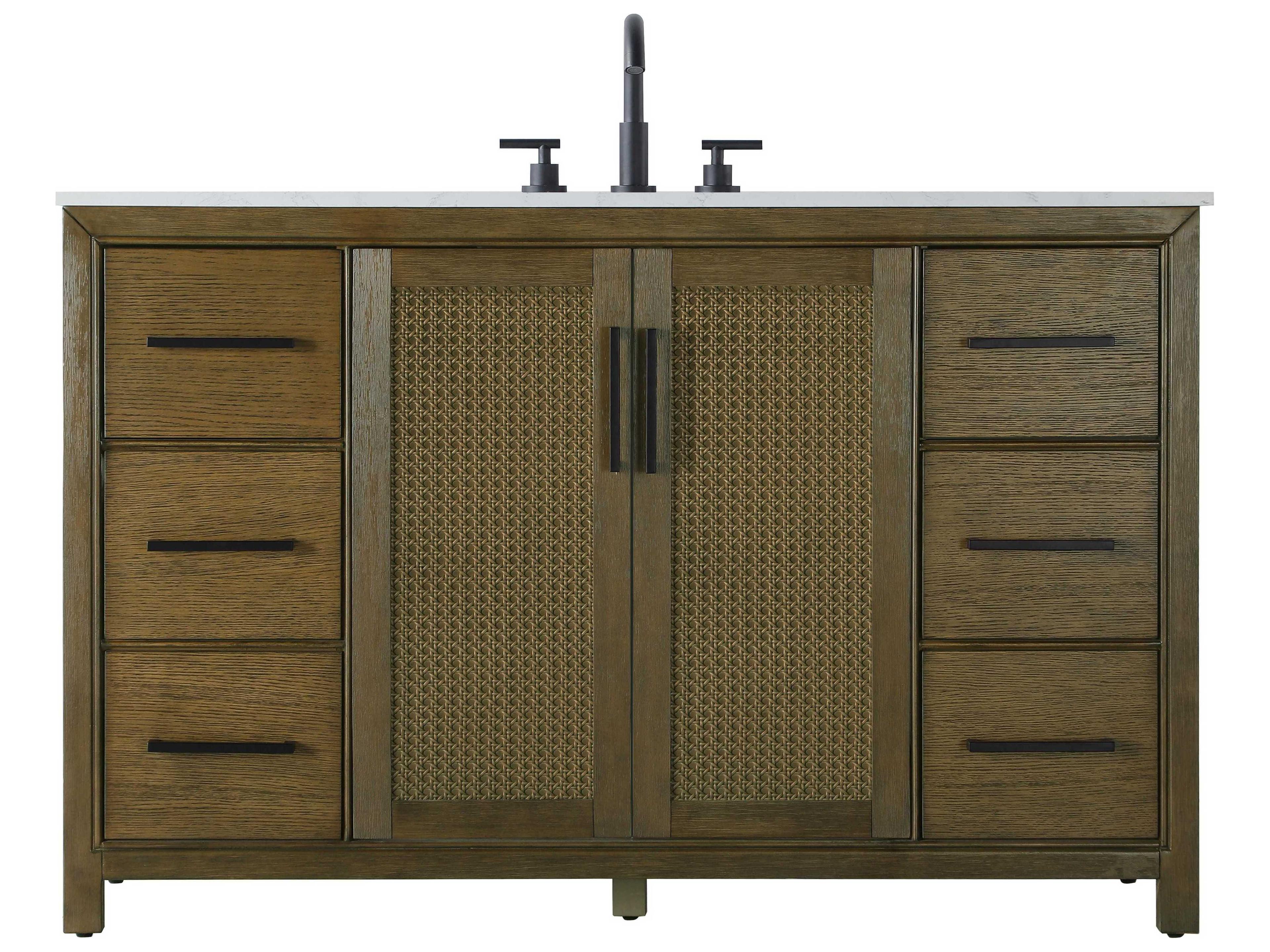 Alina Hazel Oak Vanity