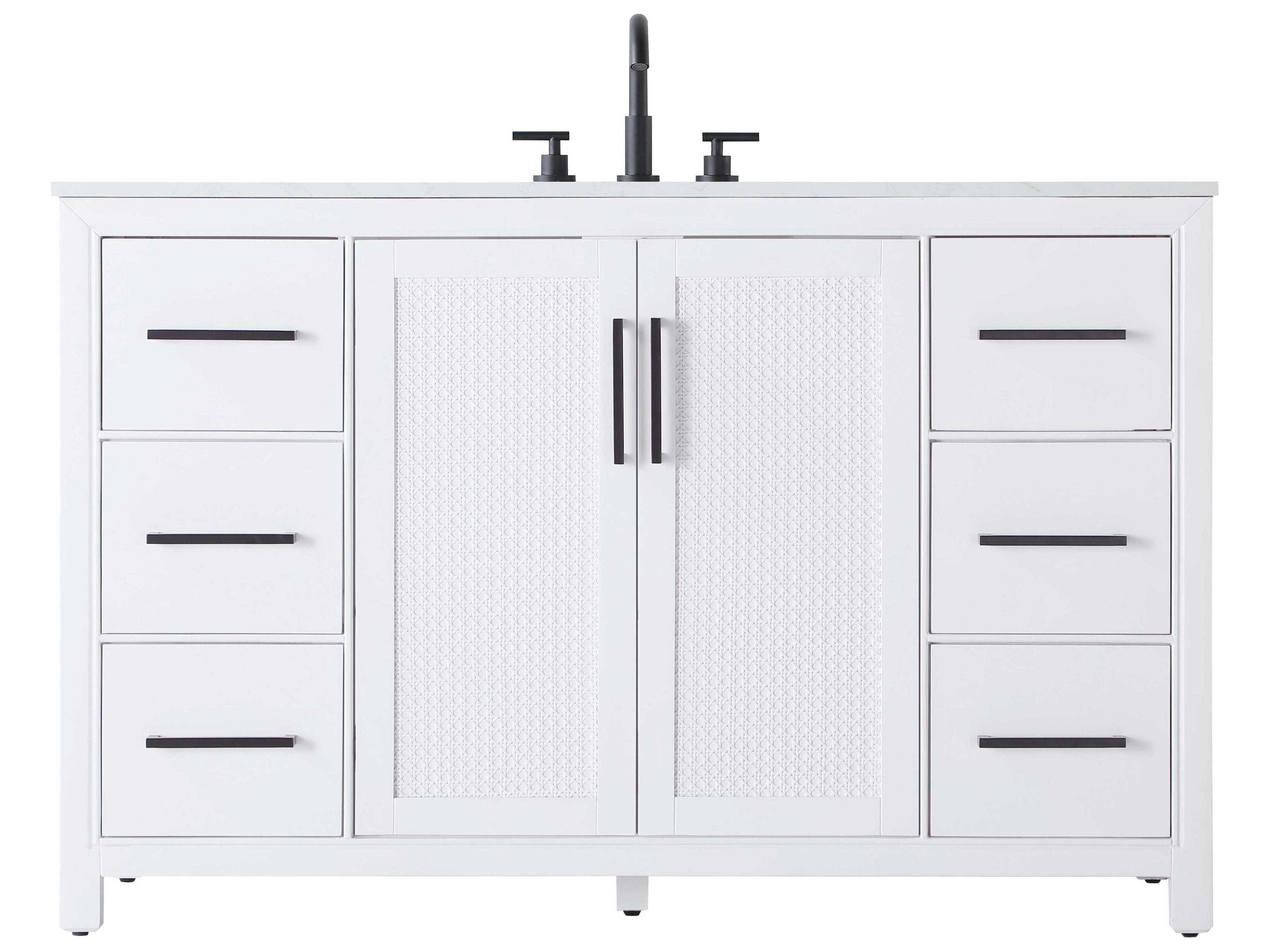 Elegant Lighting Alina White Vanity