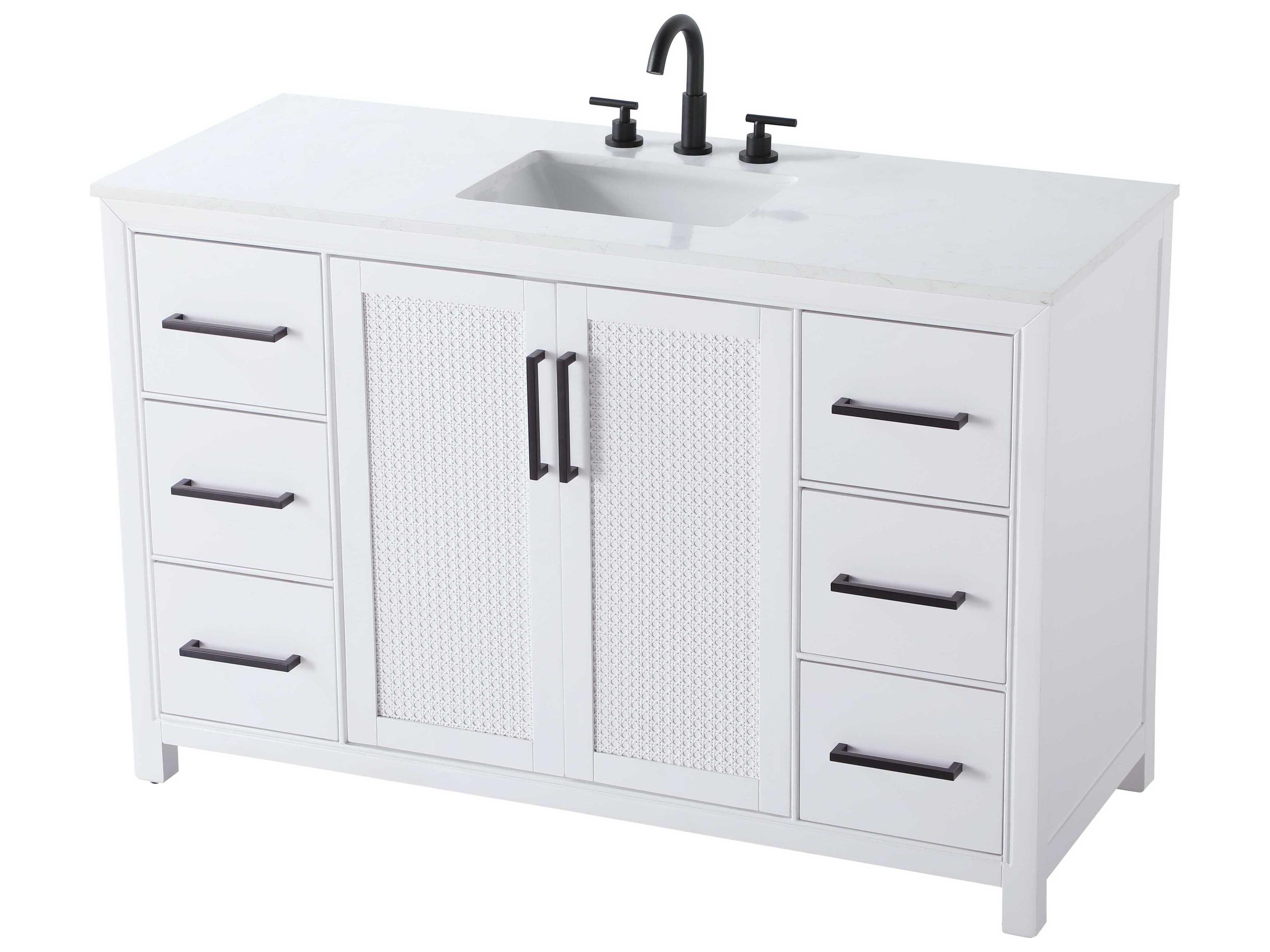 Elegant Lighting Alina White Vanity