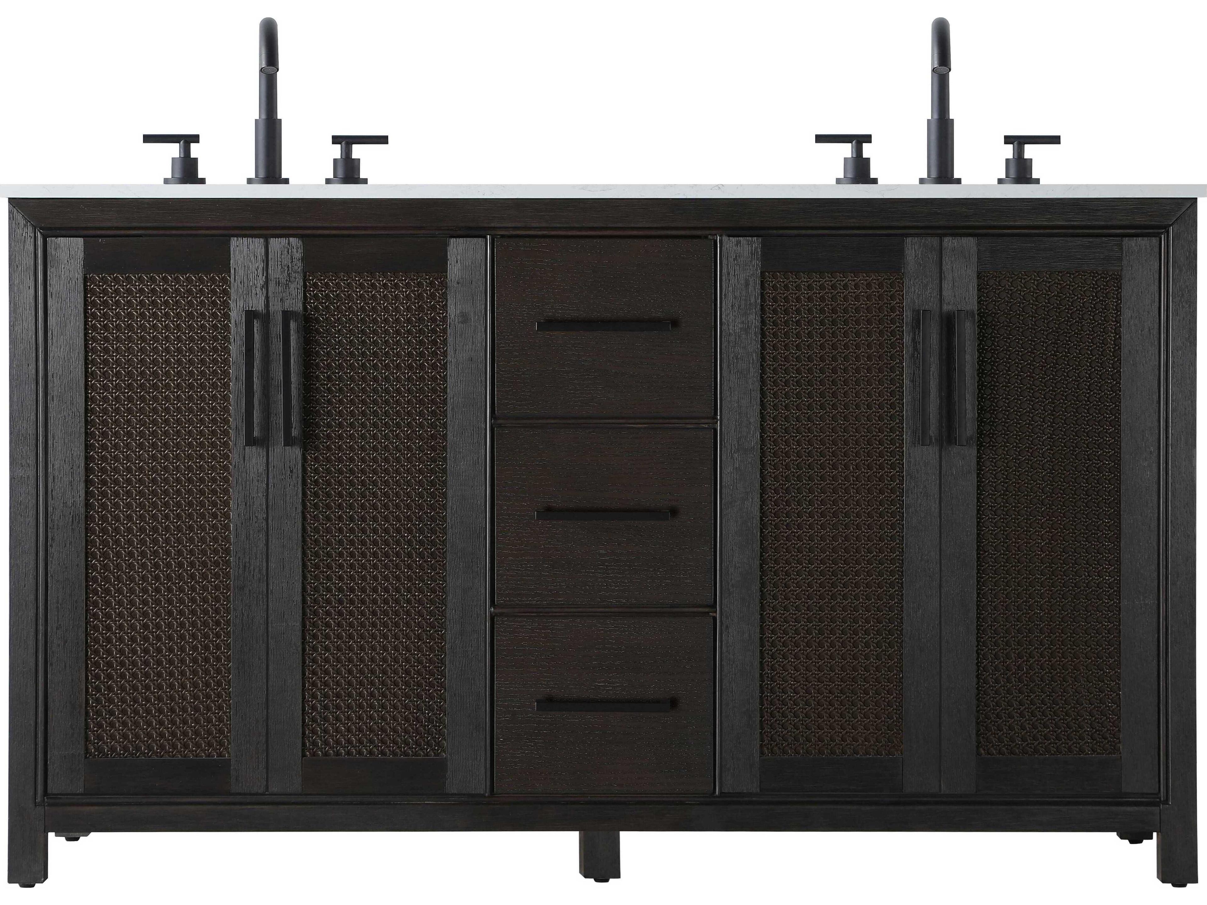 Elegant Lighting Alina Chocolate Oak Vanity