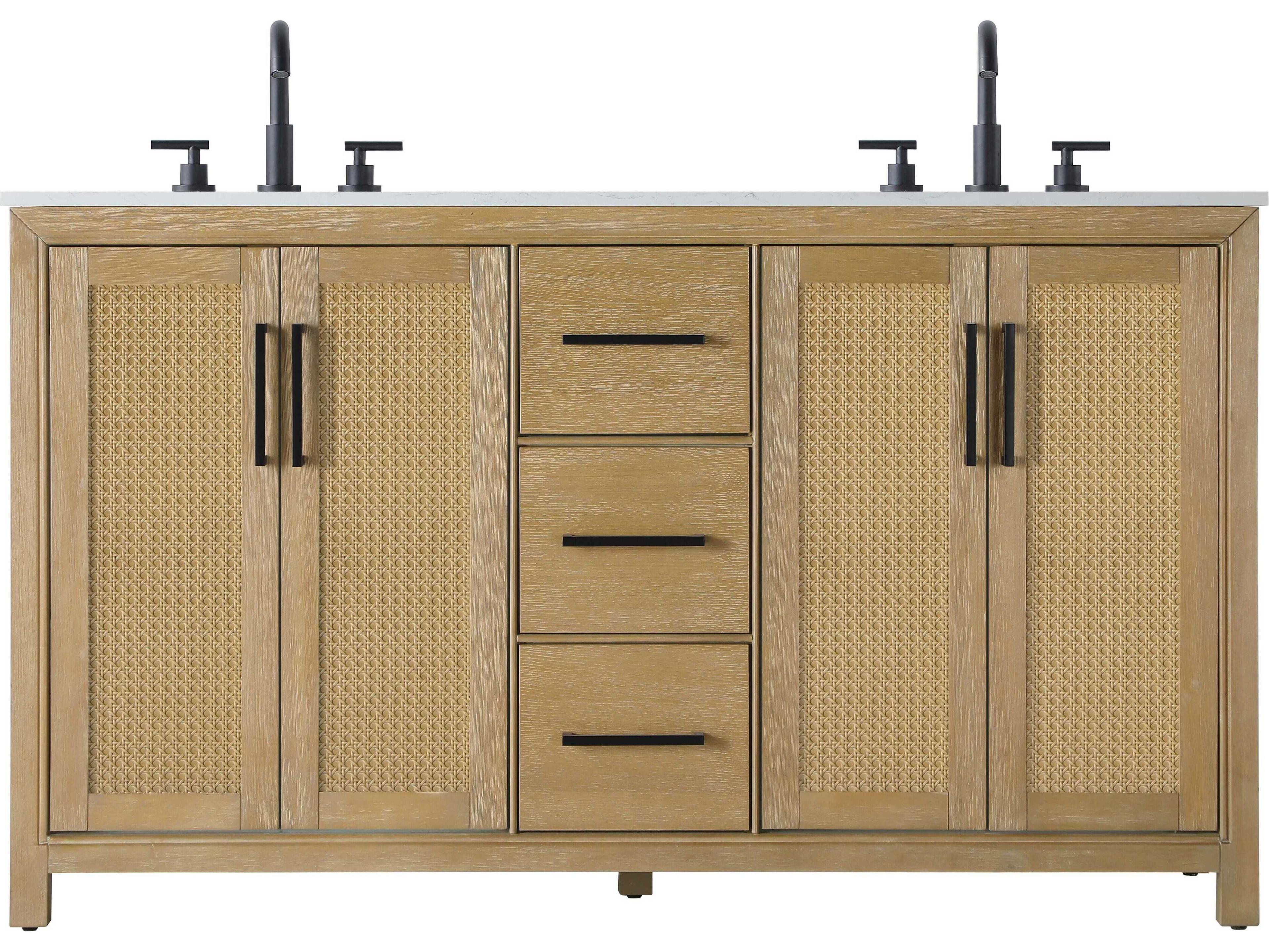 Alina Linen Oak Vanity