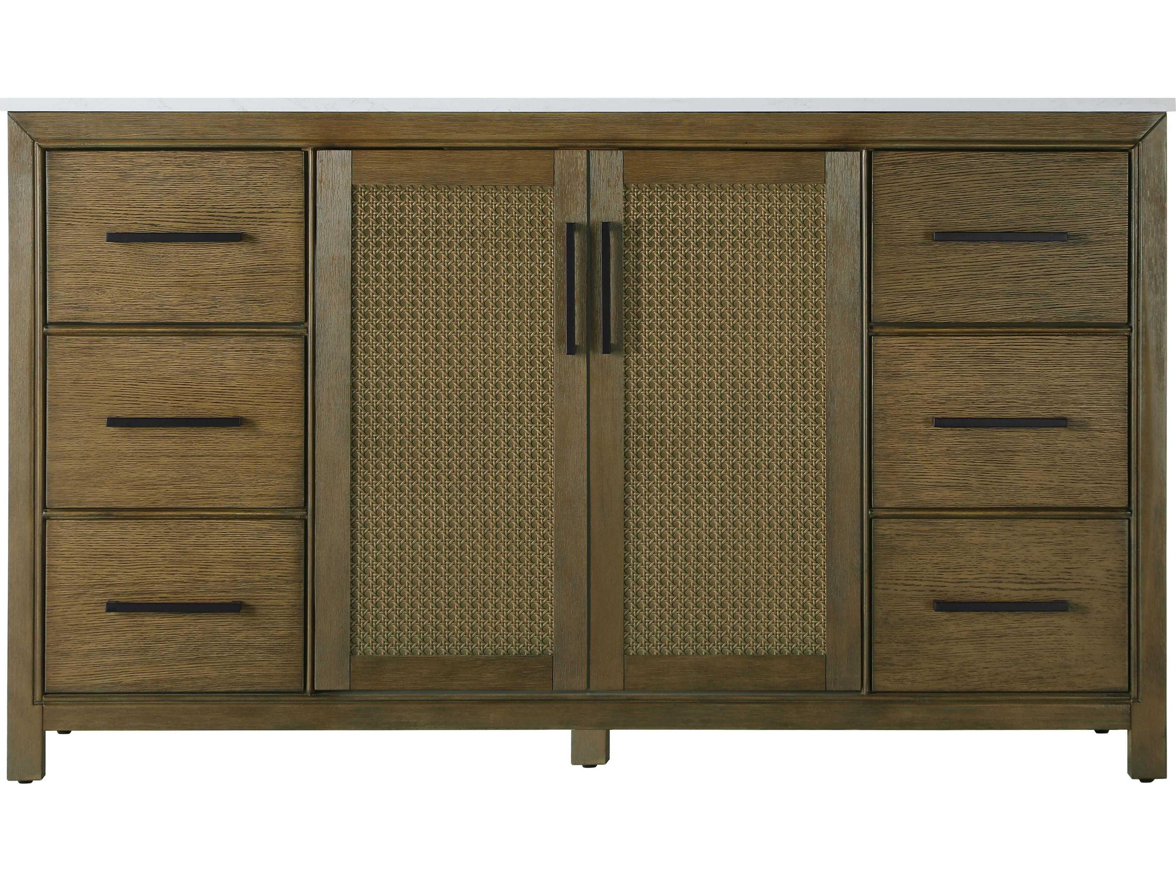 Elegant Lighting Alina Hazel Oak Vanity