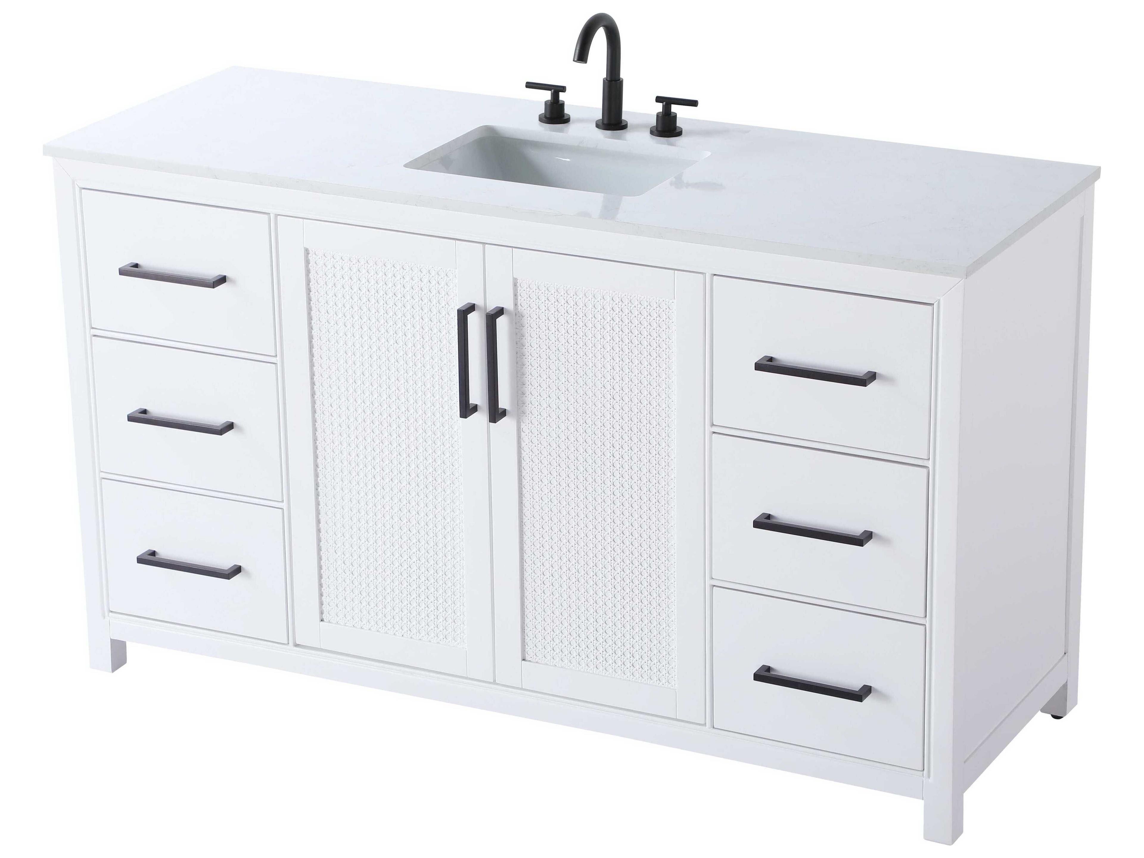 Elegant Lighting Alina White Vanity