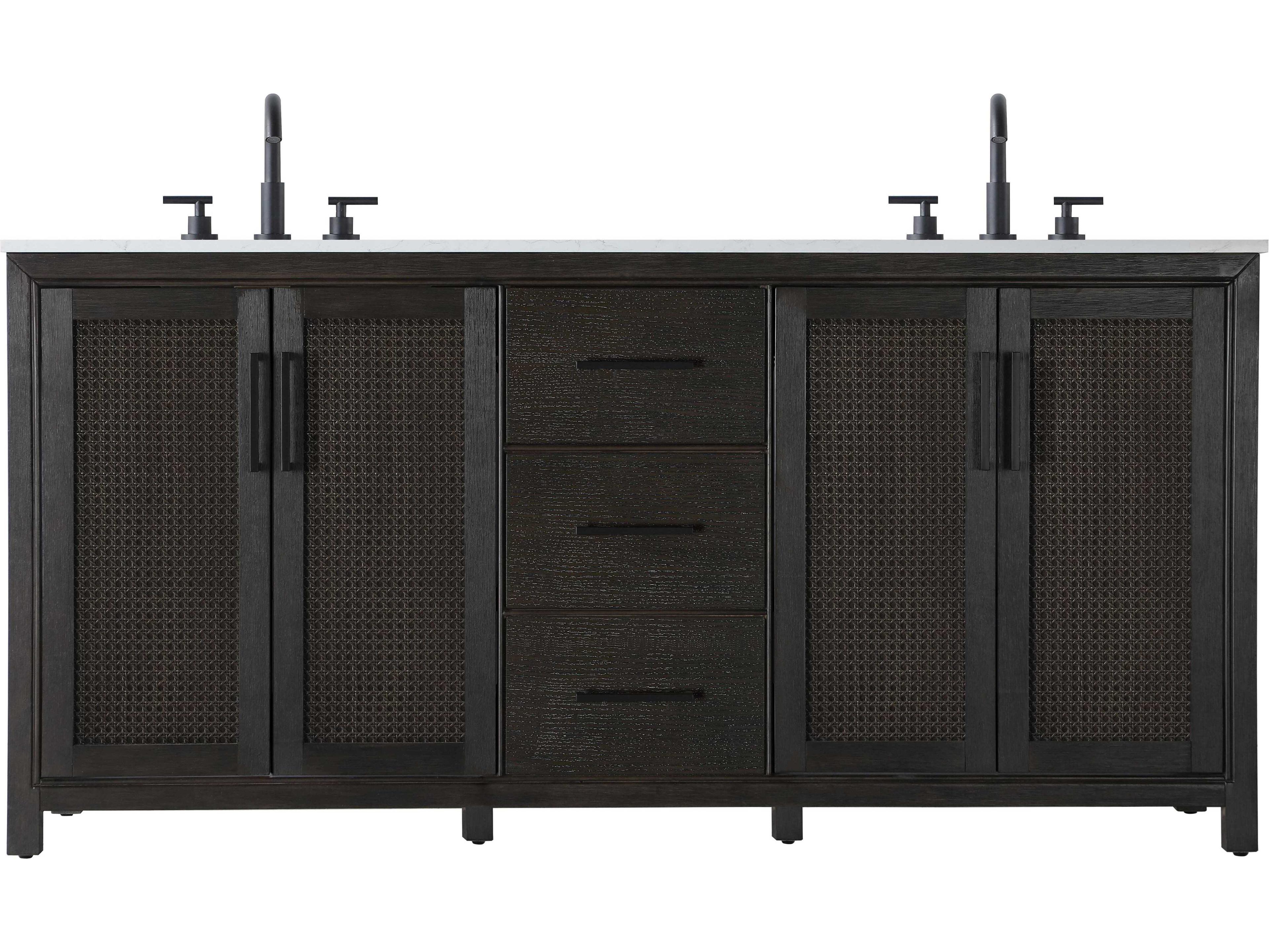 Alina Chocolate Oak Vanity