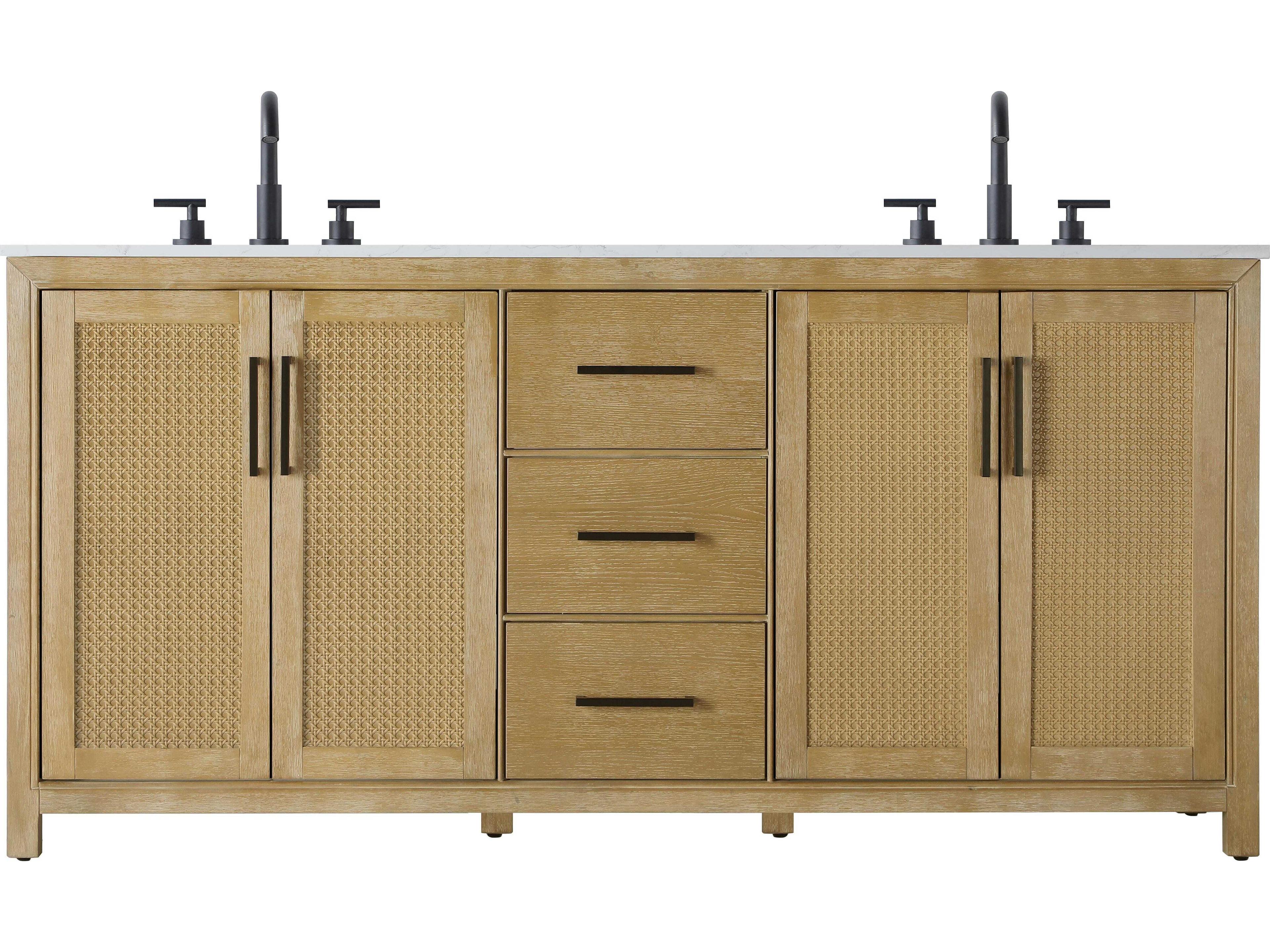 Alina Linen Oak Vanity
