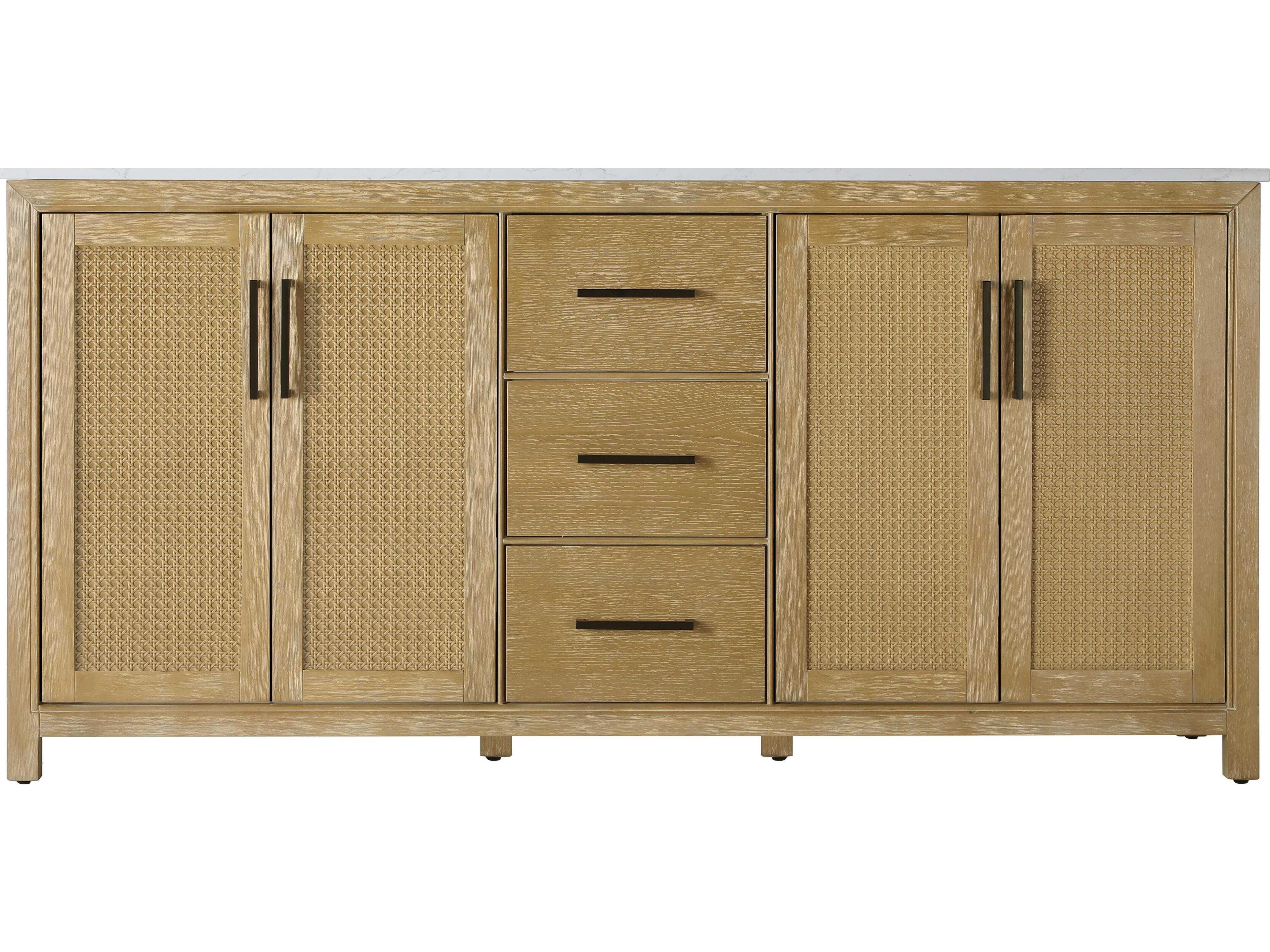 Elegant Lighting Alina Linen Oak Vanity