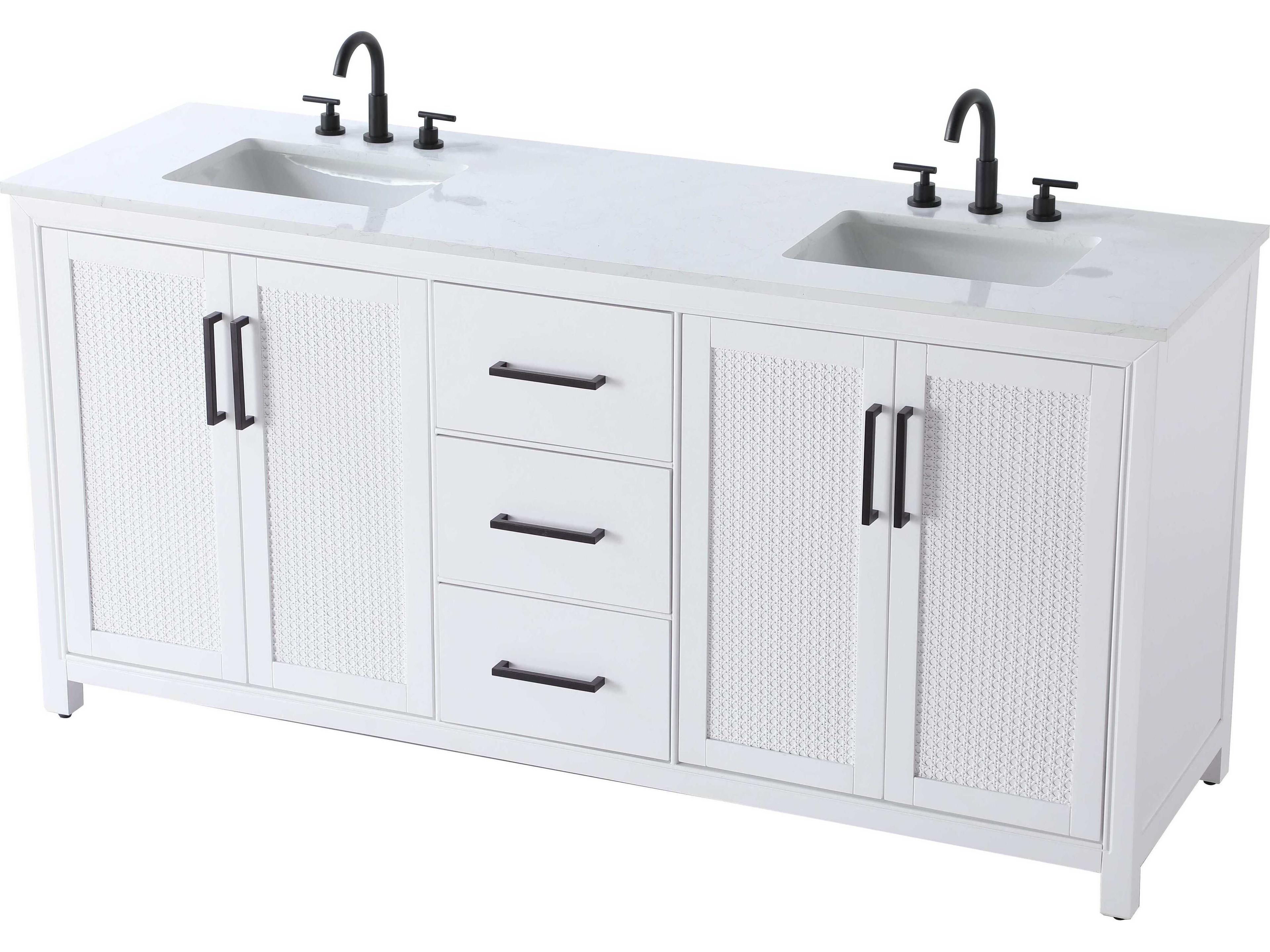 Elegant Lighting Alina White Vanity