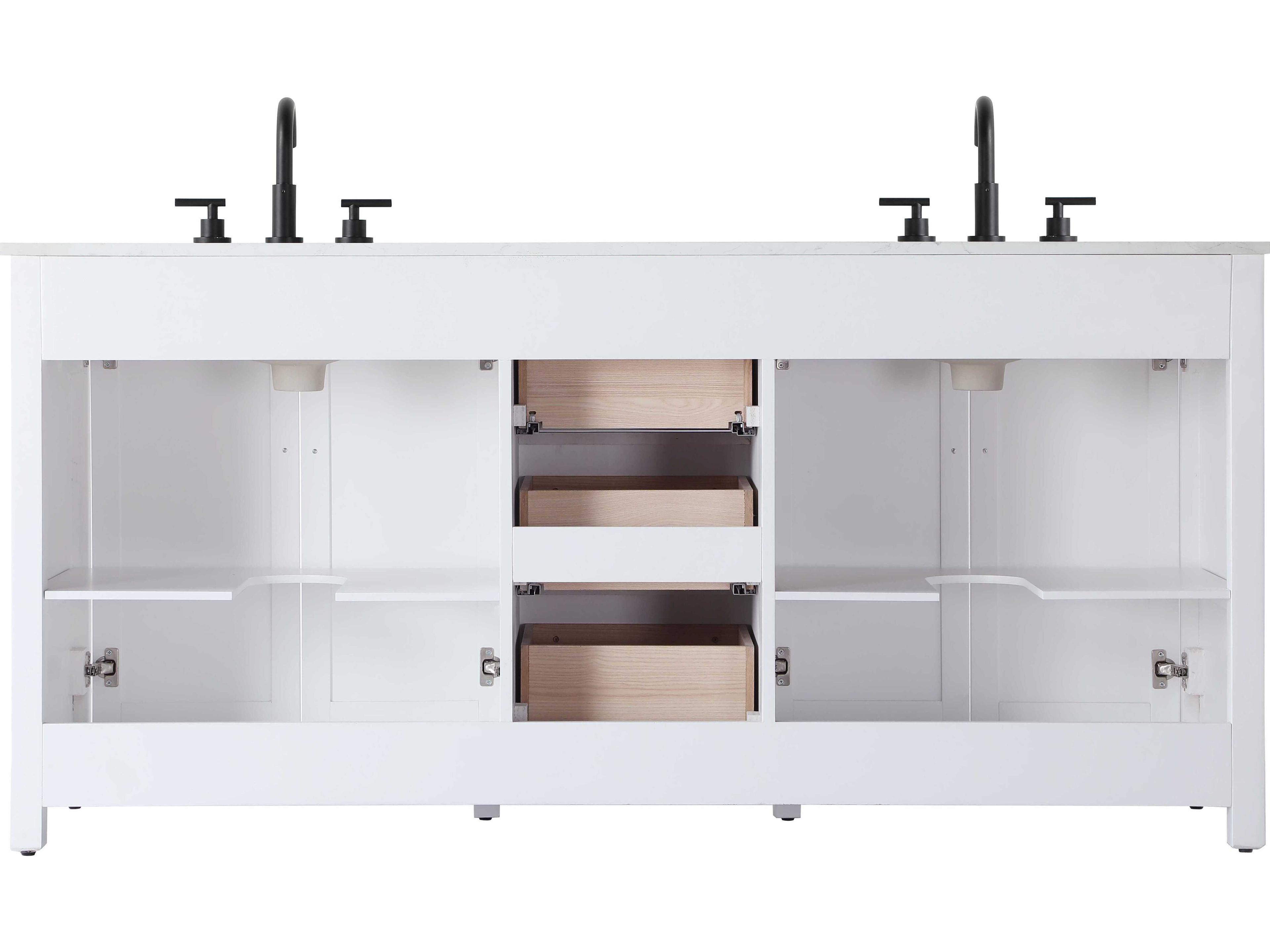 Elegant Lighting Alina White Vanity