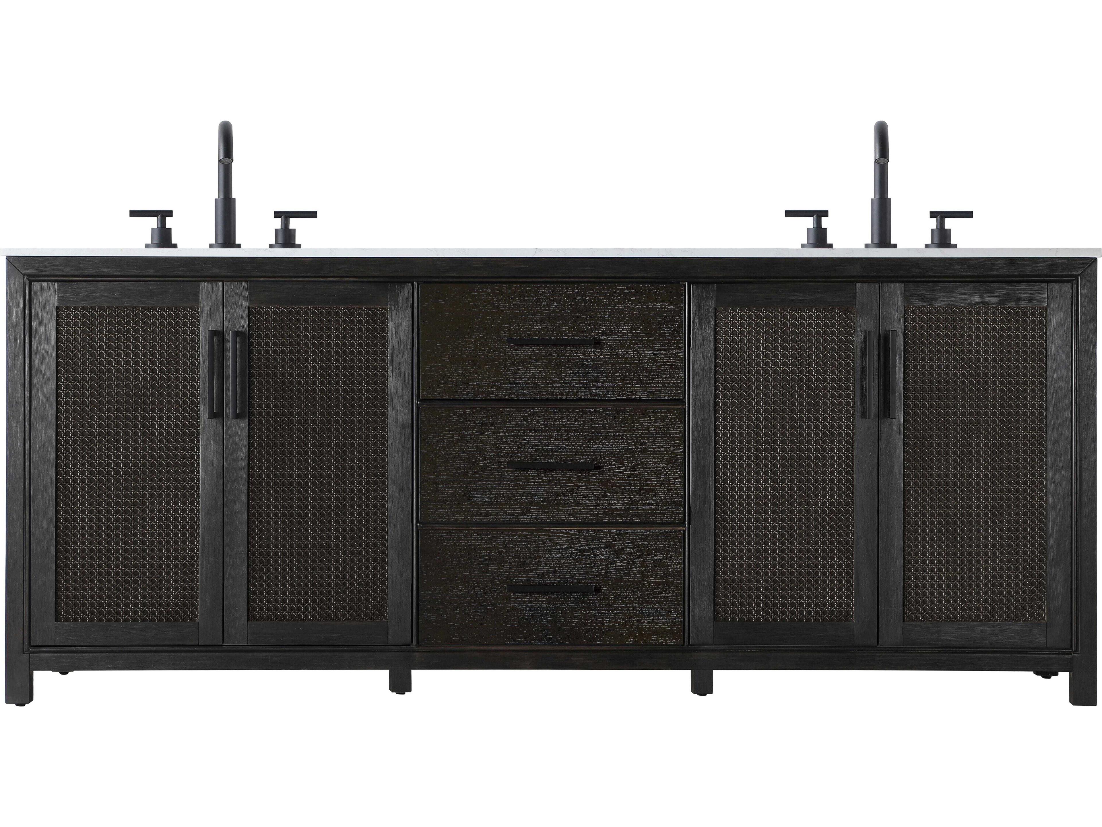 Alina Chocolate Oak Vanity