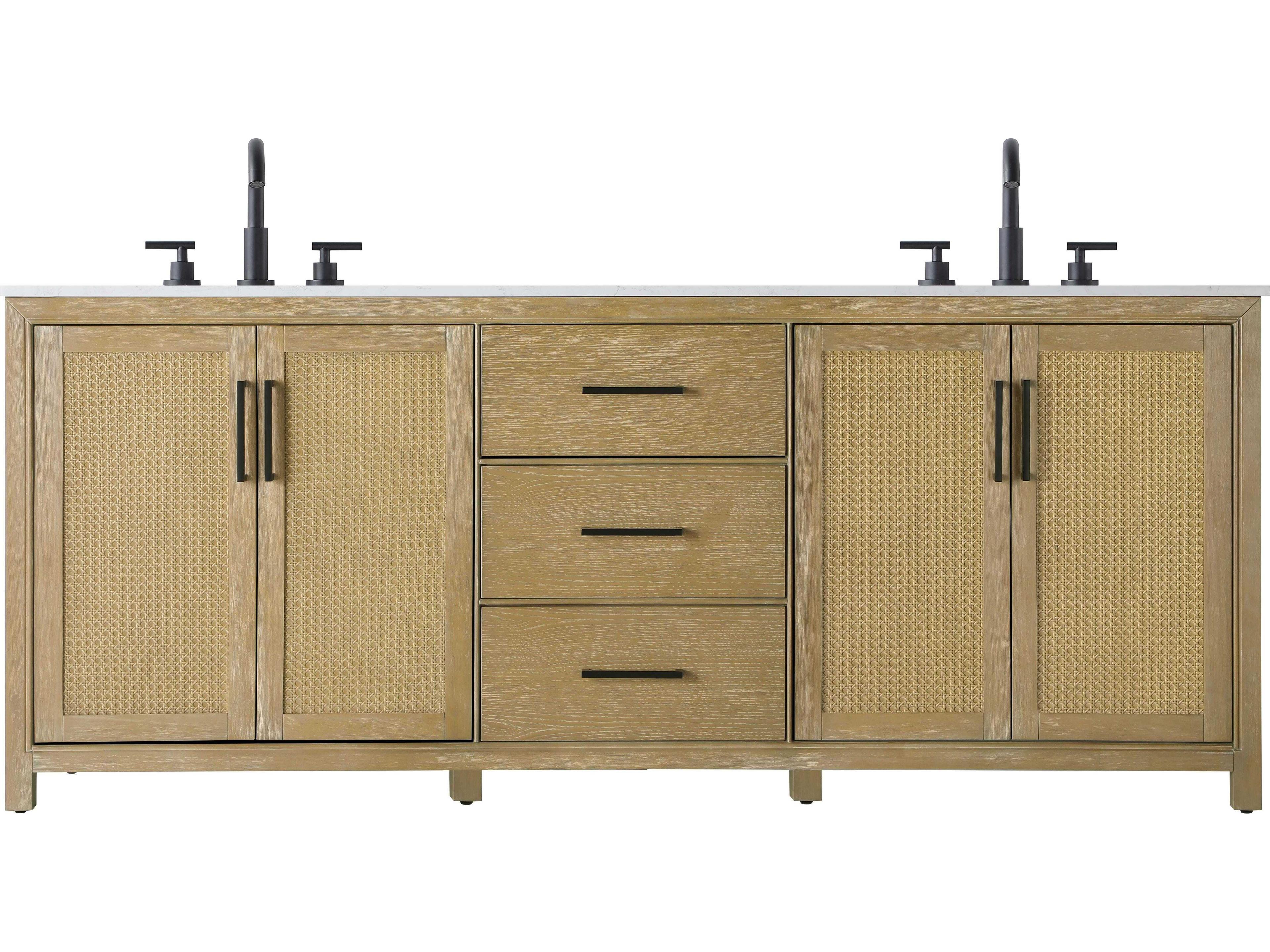 Alina Linen Oak Vanity