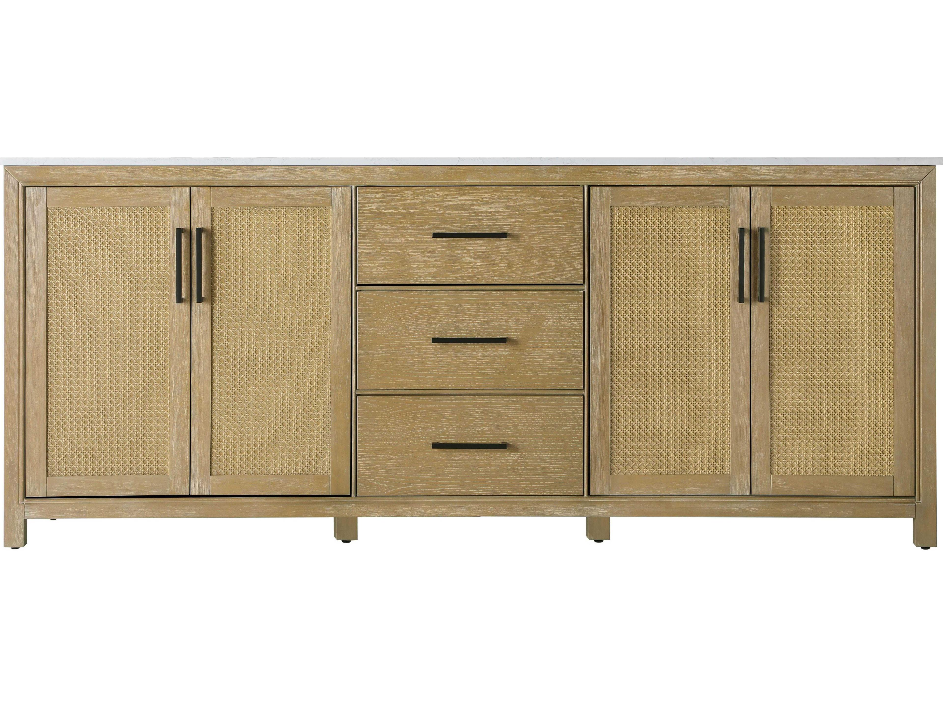 Elegant Lighting Alina Linen Oak Vanity