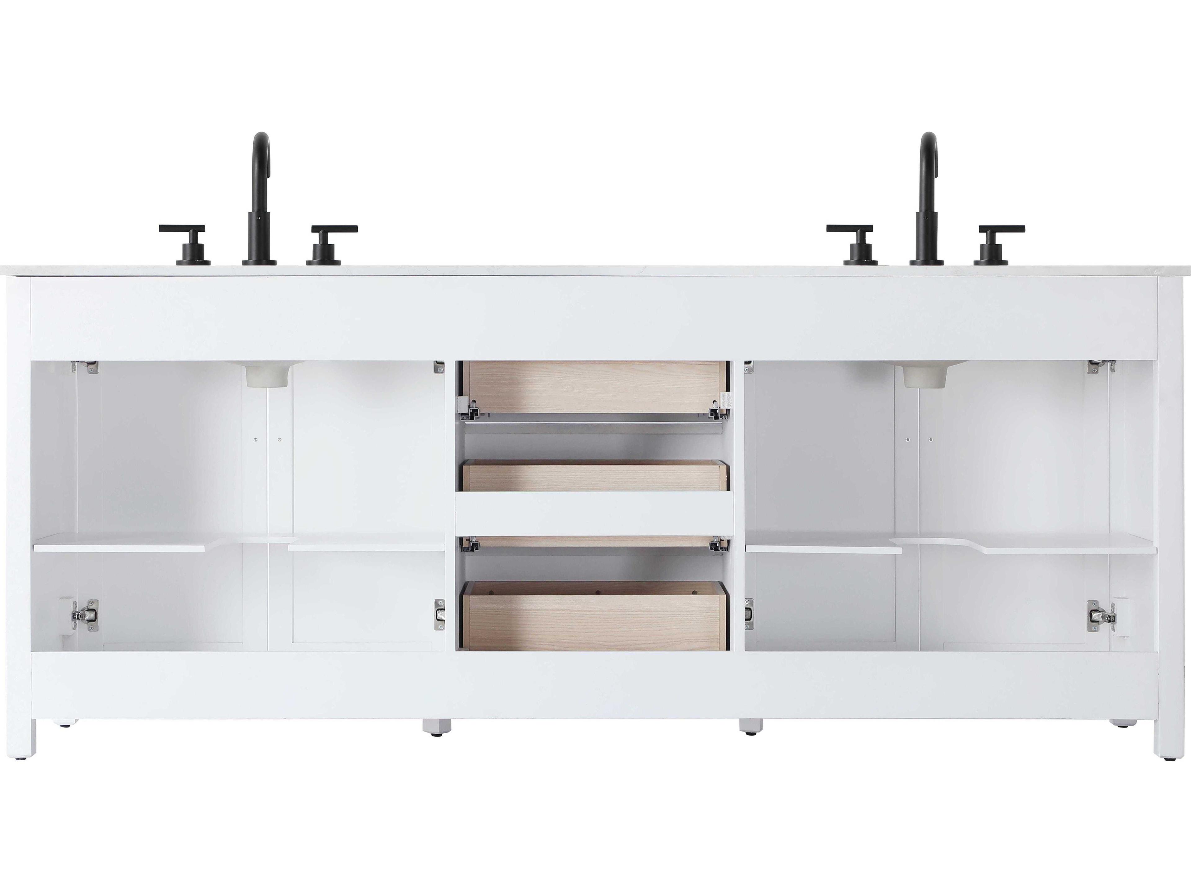 Elegant Lighting Alina White Vanity