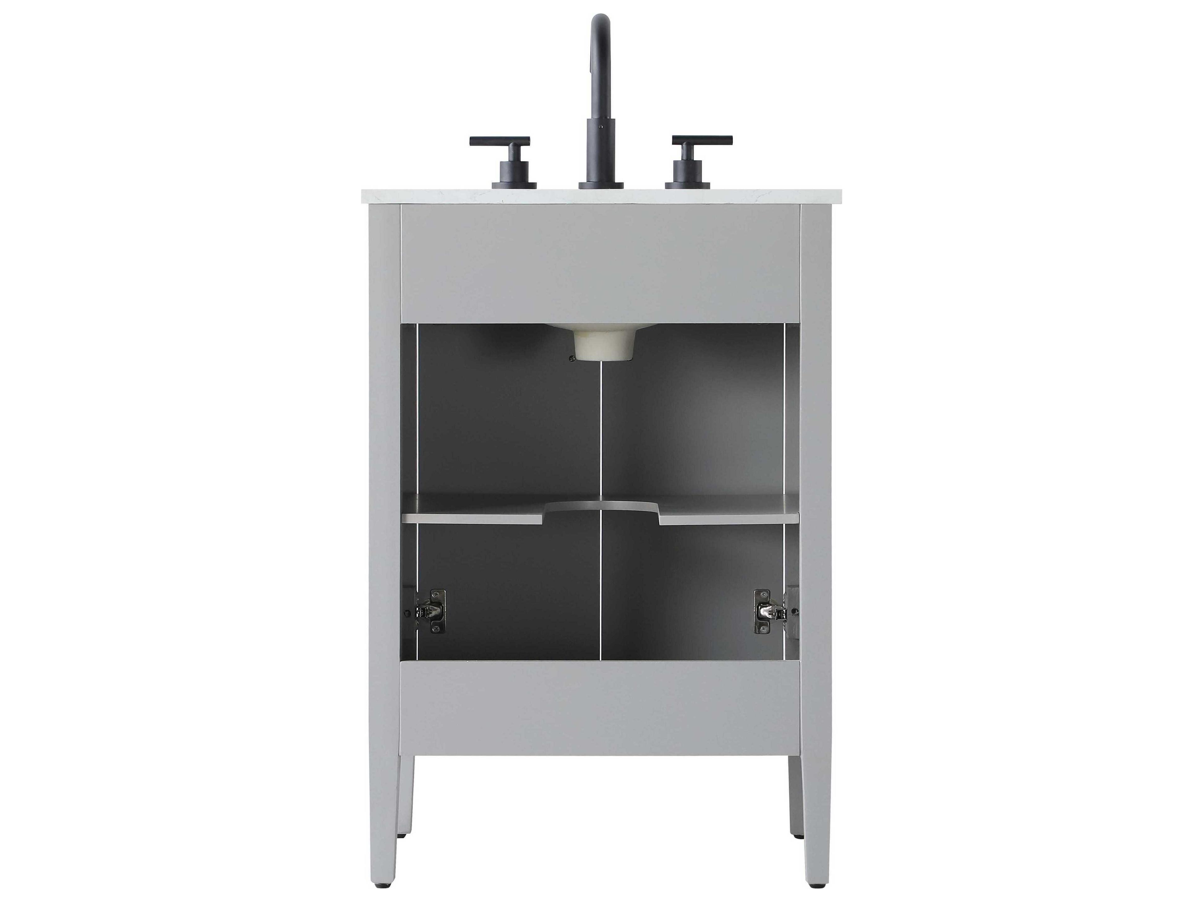 Elegant Lighting Blakely Grey Vanity