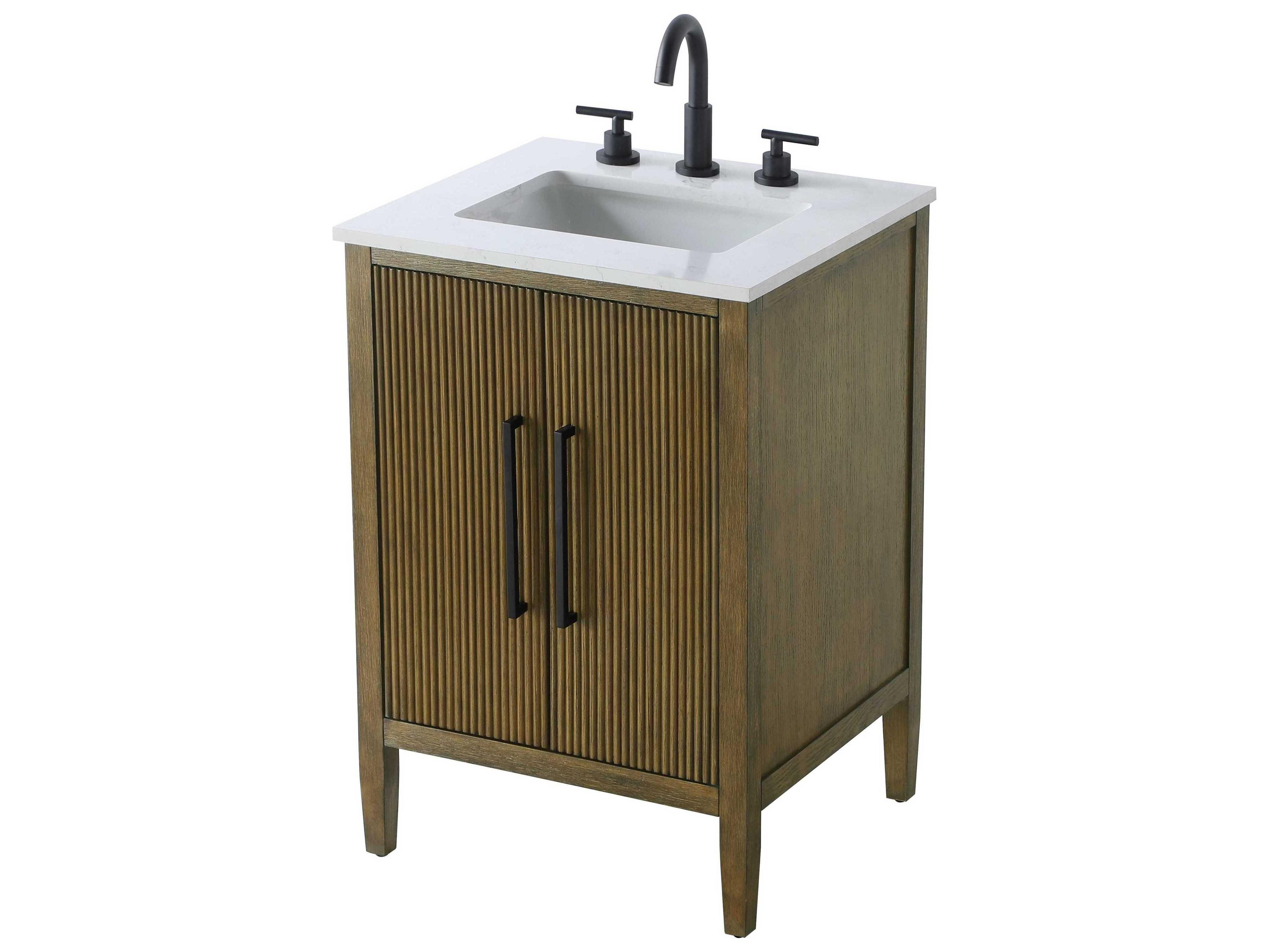 Elegant Lighting Blakely Hazel Oak Vanity