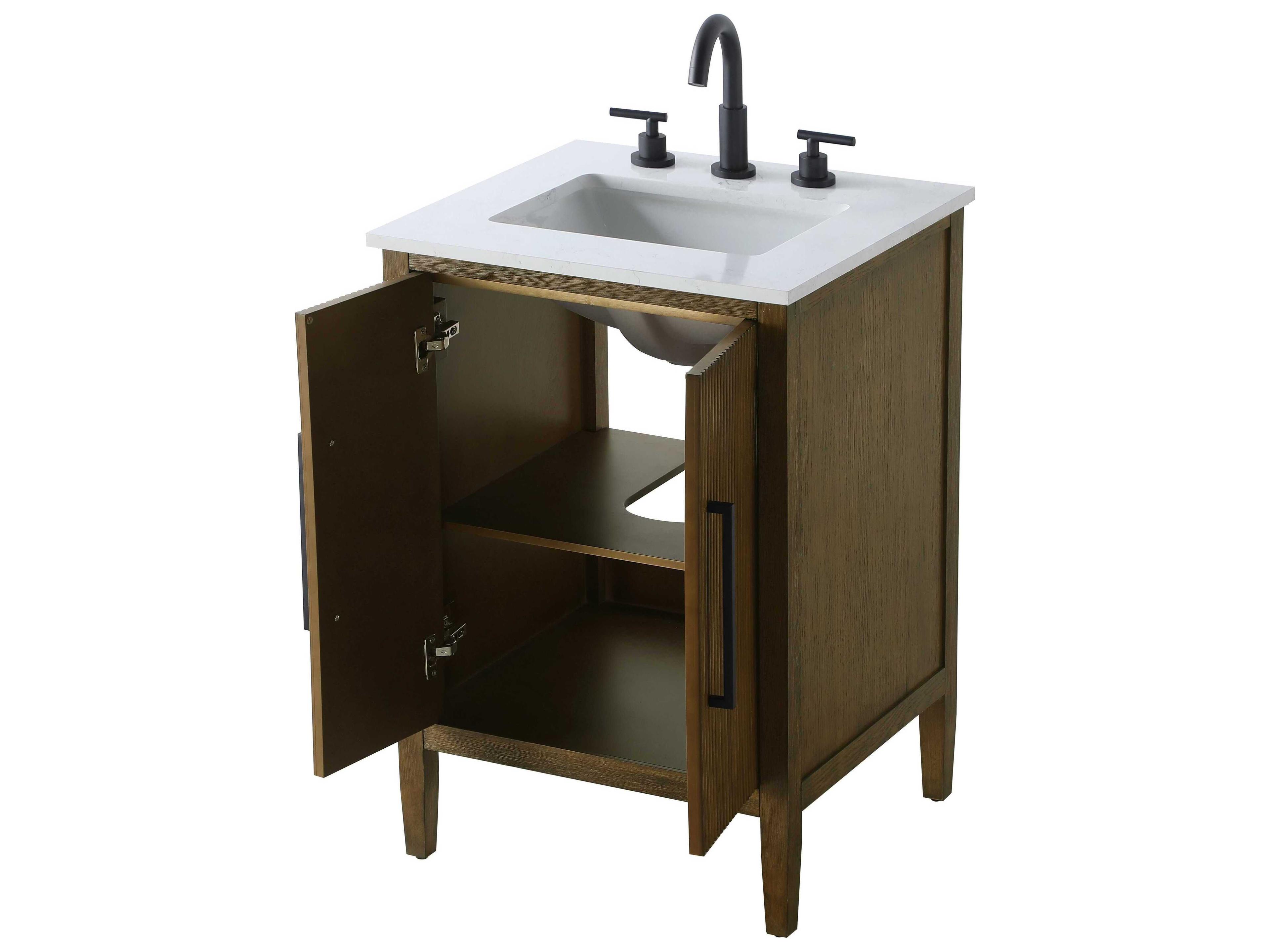 Elegant Lighting Blakely Hazel Oak Vanity