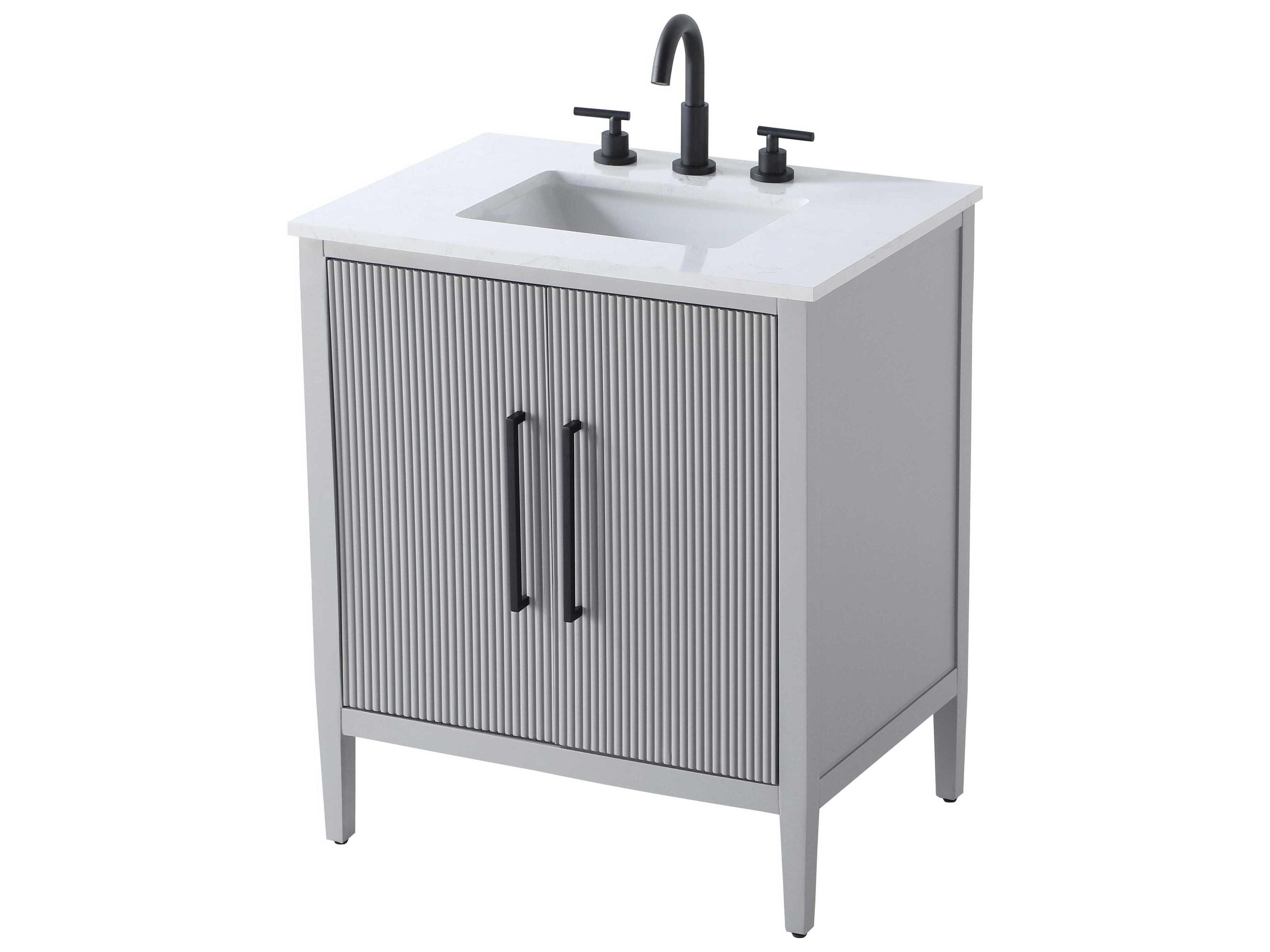 Elegant Lighting Blakely Grey Vanity