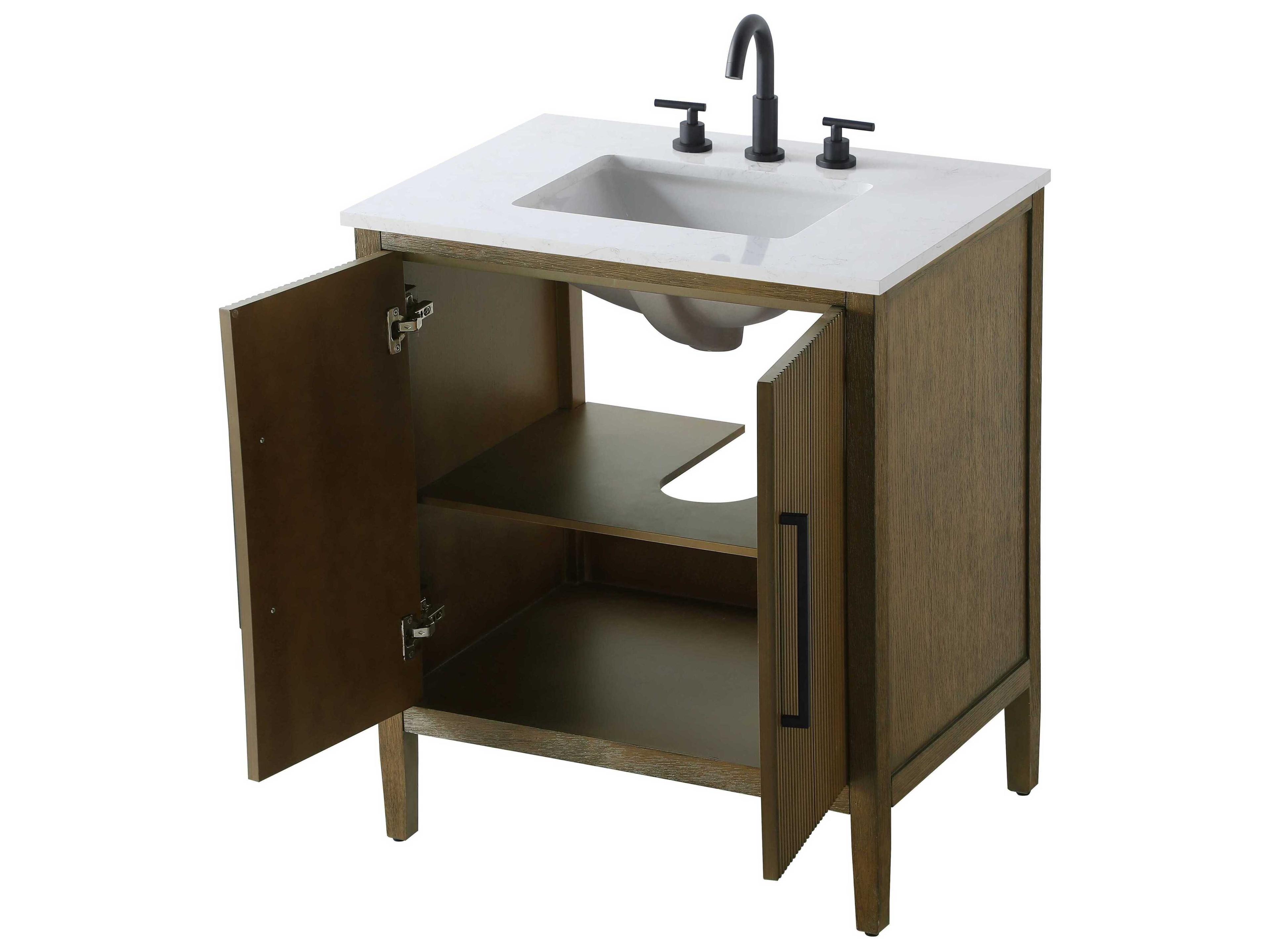 Elegant Lighting Blakely Hazel Oak Vanity