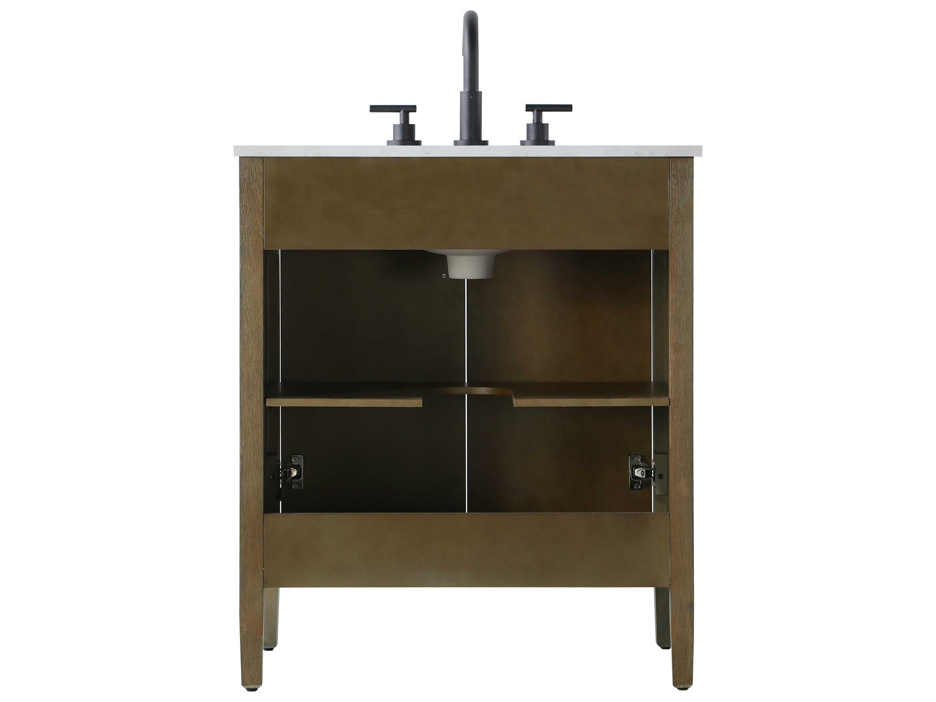 Elegant Lighting Blakely Hazel Oak Vanity