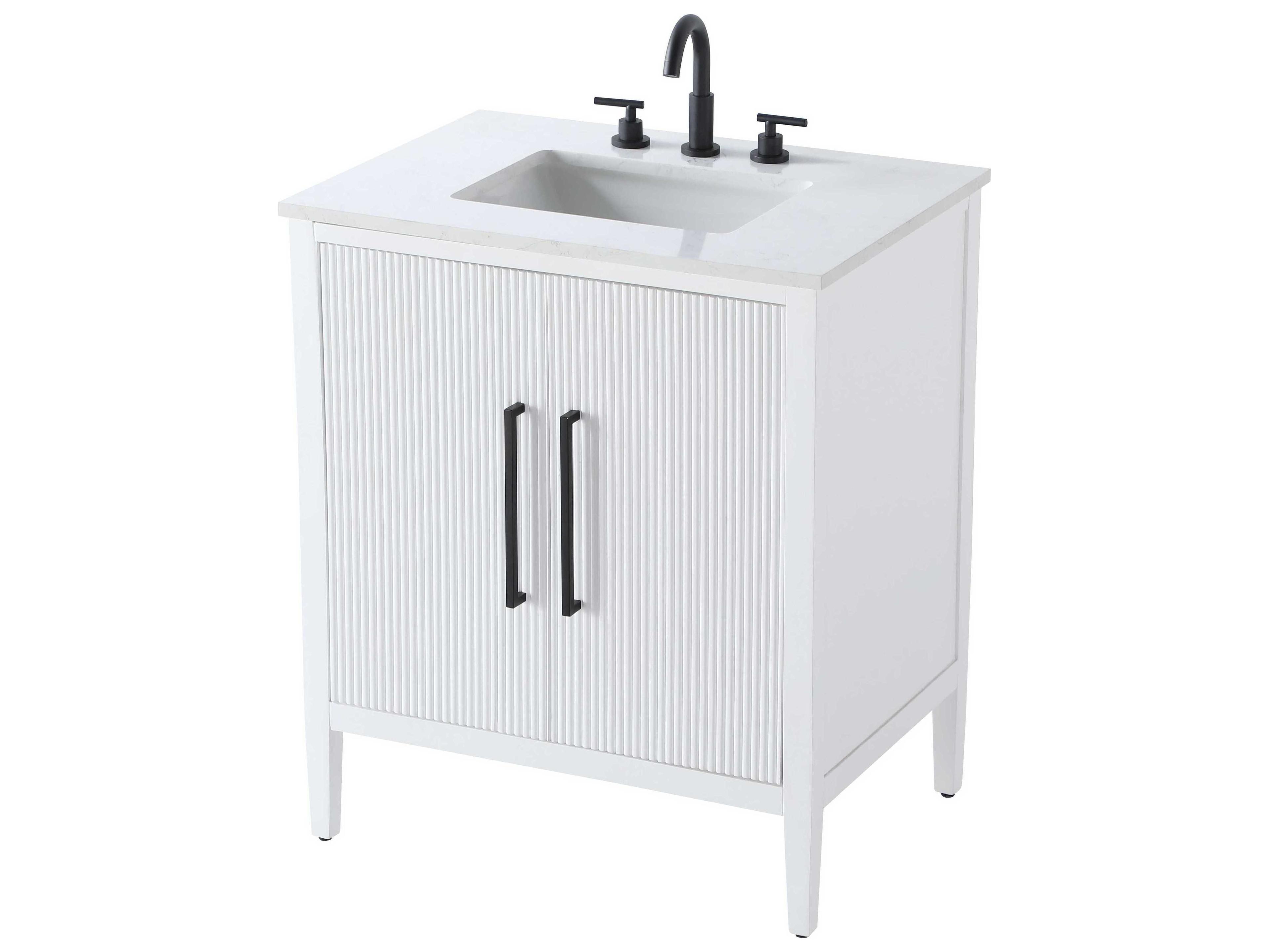 Elegant Lighting Blakely White Vanity
